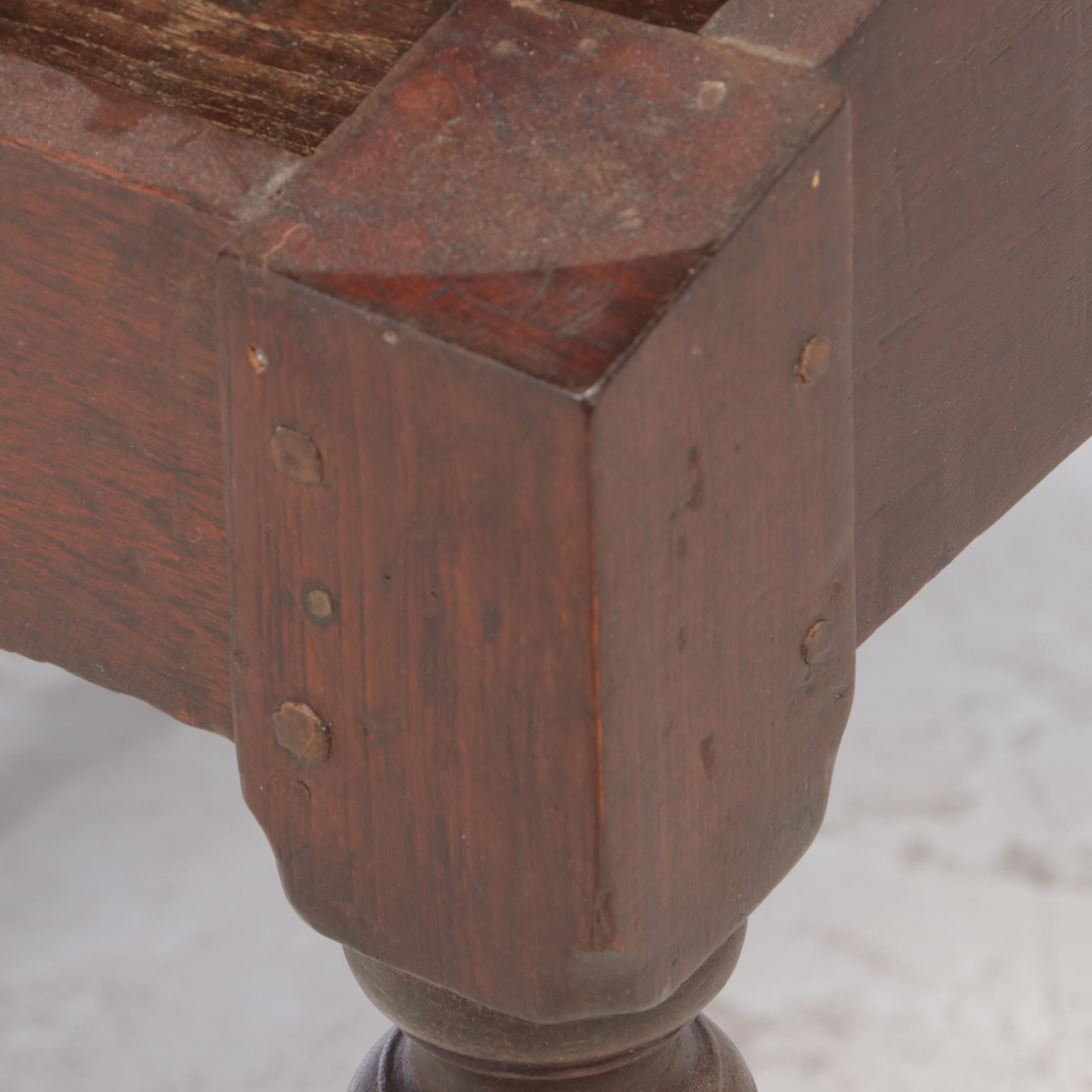 Early Victorian Walnut Writing Desk, Mid-19th Century