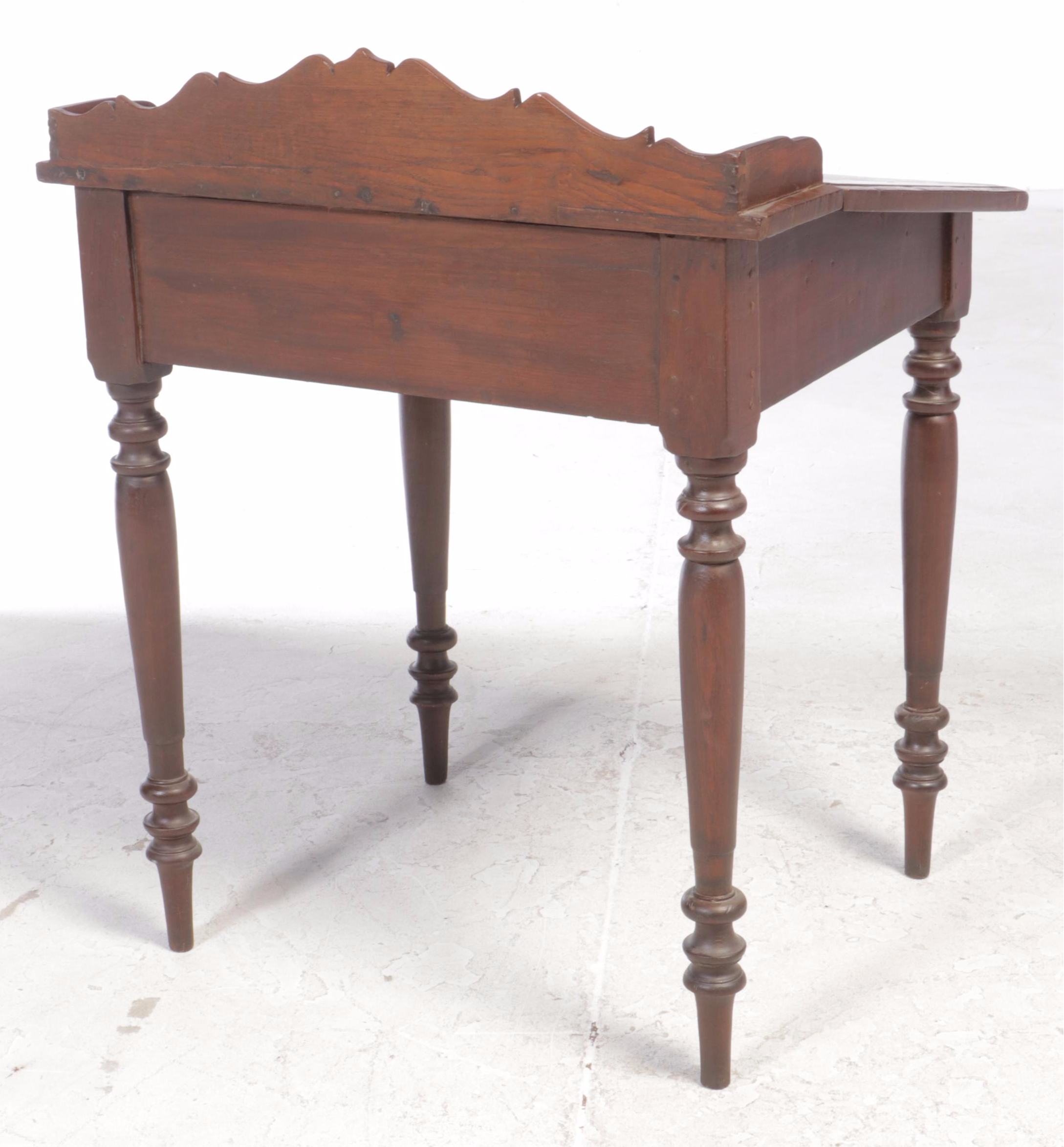 Early Victorian Walnut Writing Desk, Mid-19th Century