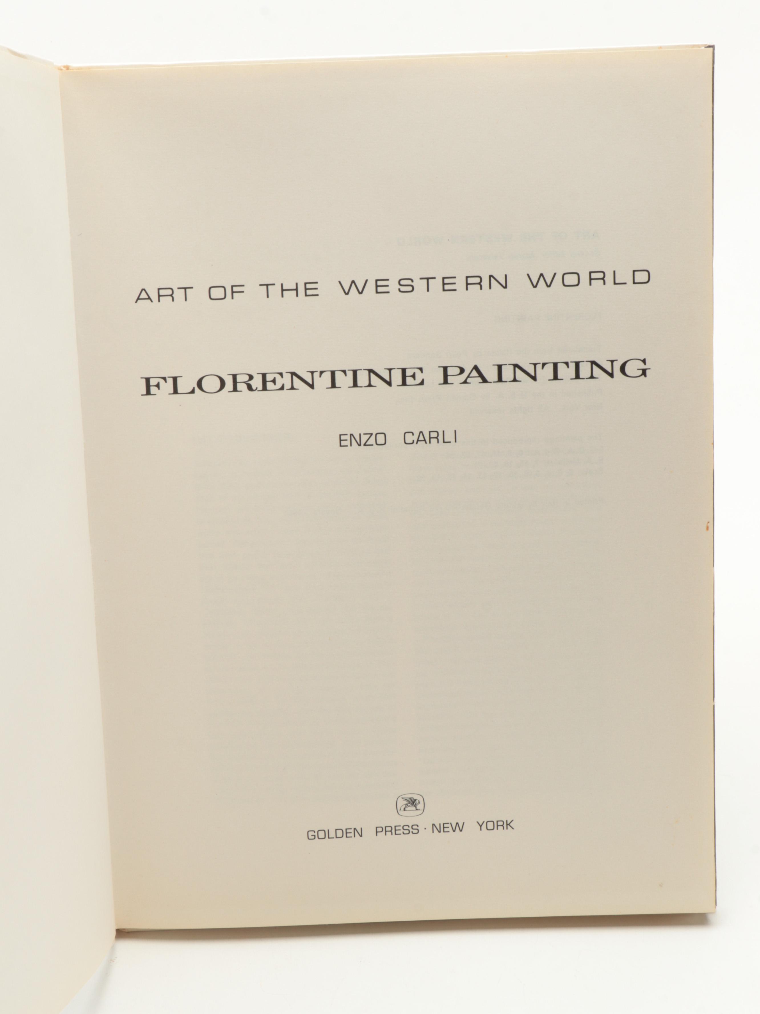 "Art of the Western World: Venetian Painting", "Florentine Painting" and More