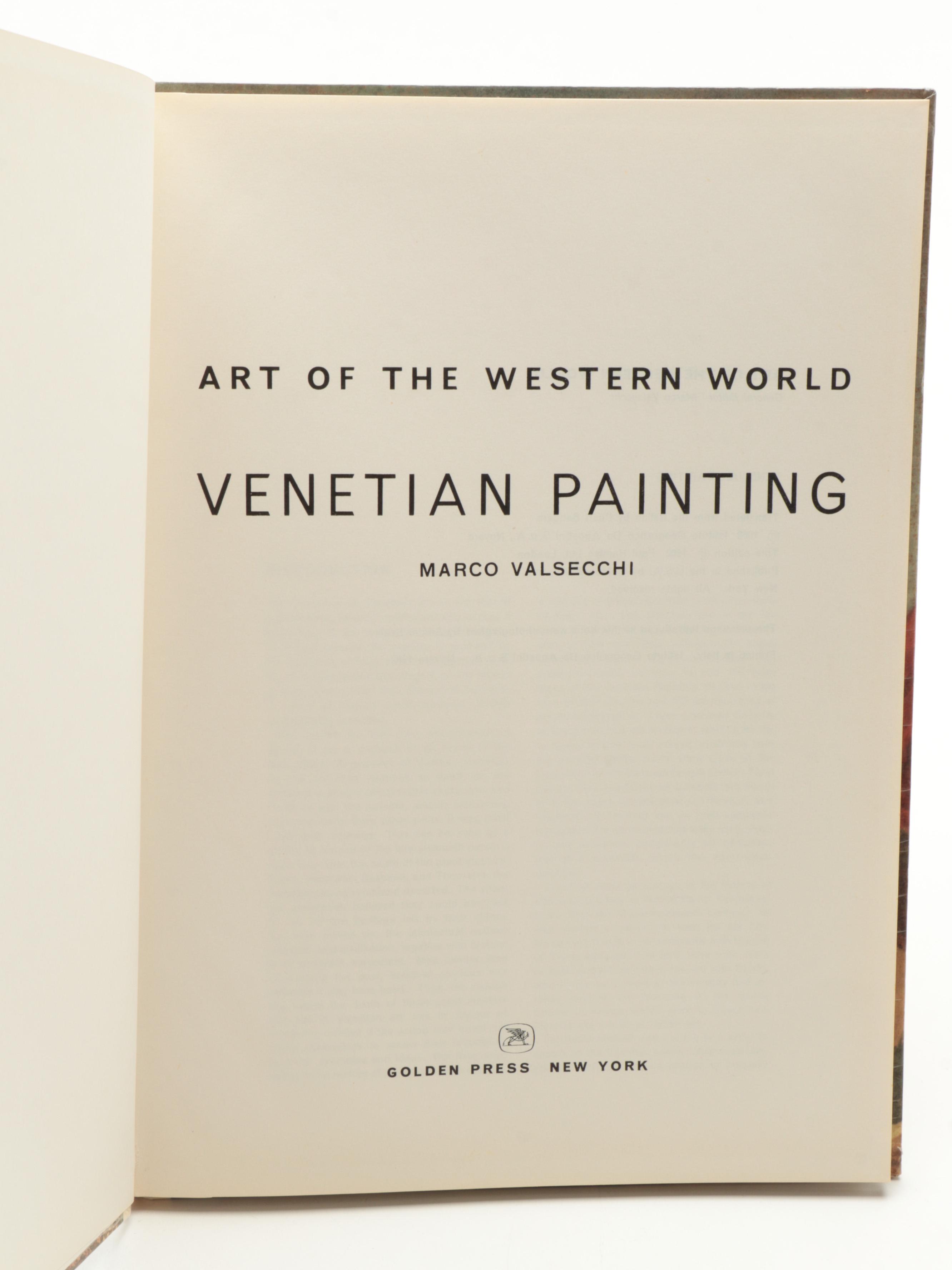 "Art of the Western World: Venetian Painting", "Florentine Painting" and More