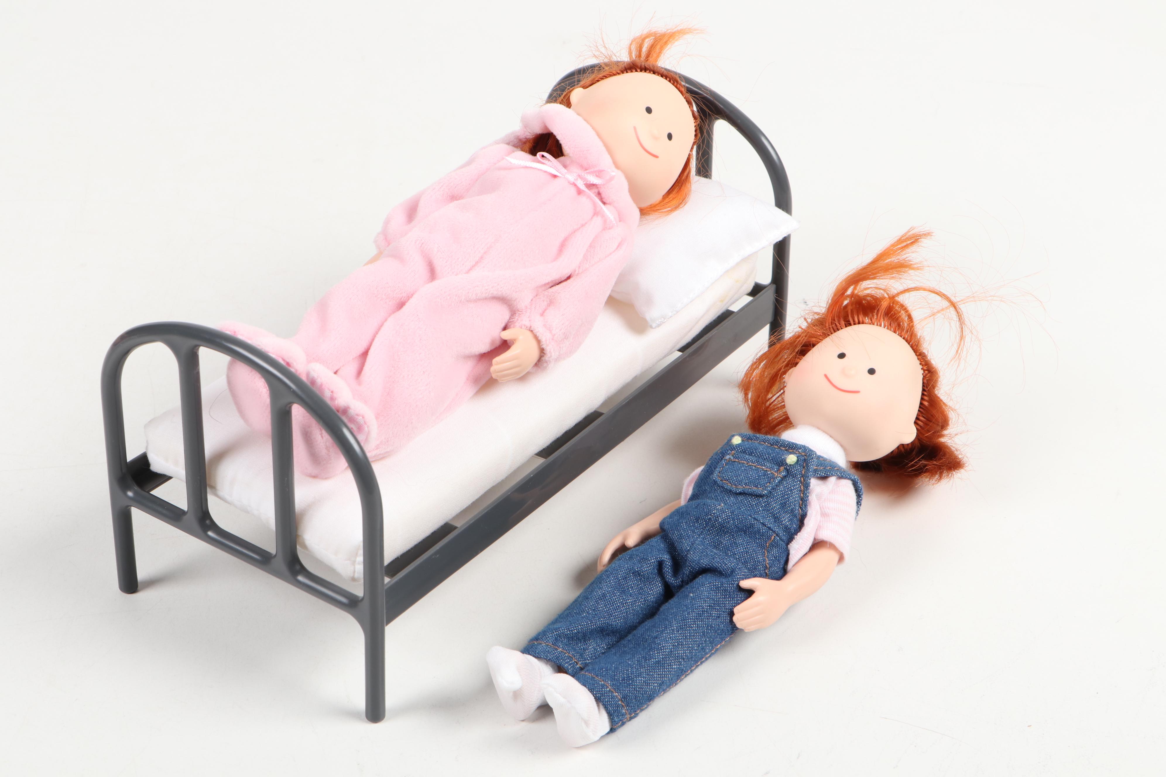 Madeline Dolls and Clothes with Groovy Girls Dolls and Eden Furniture