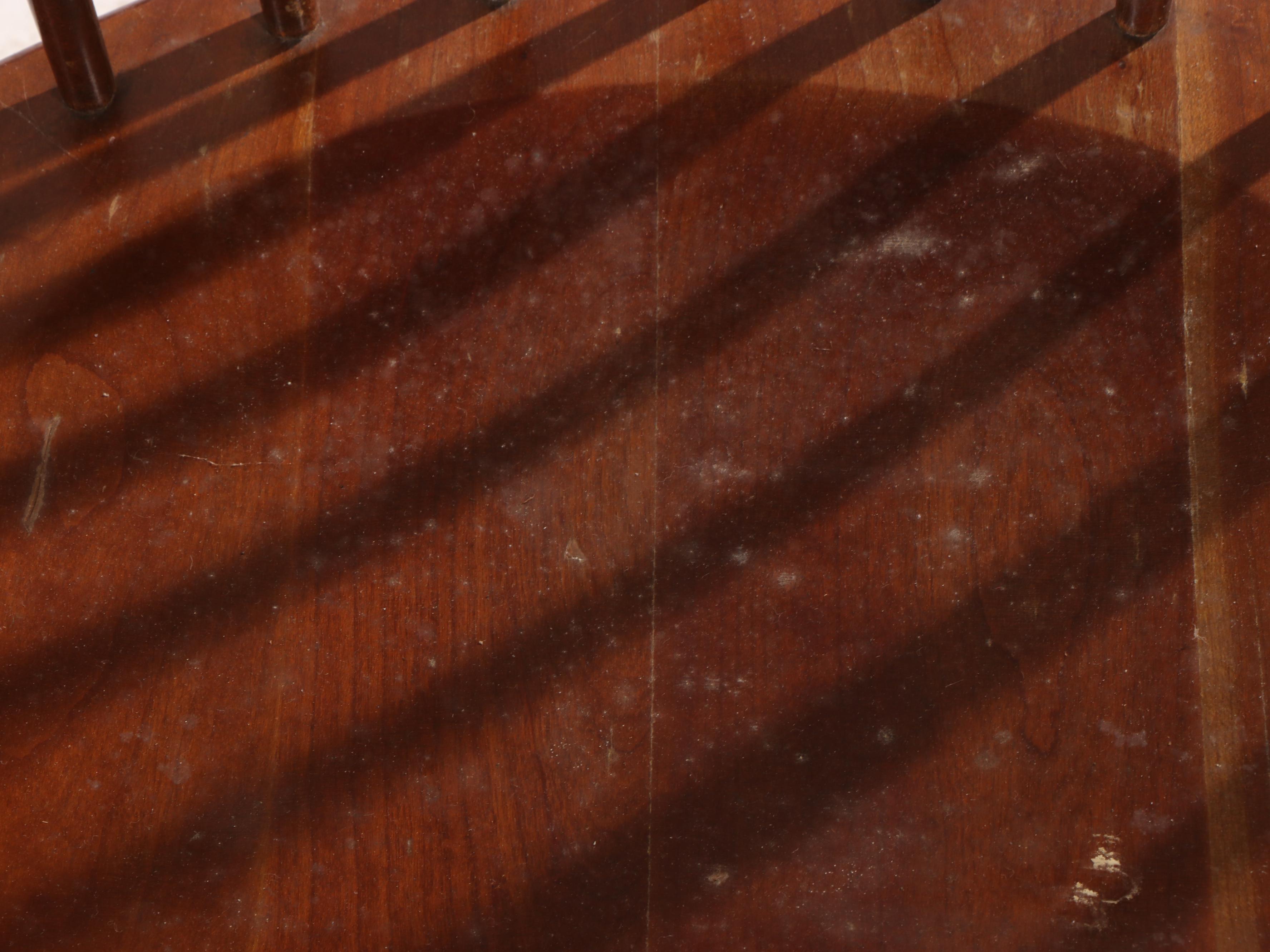 Mayflower Furniture Colonial Style Cherrywood Rod-Back Windsor Armchair