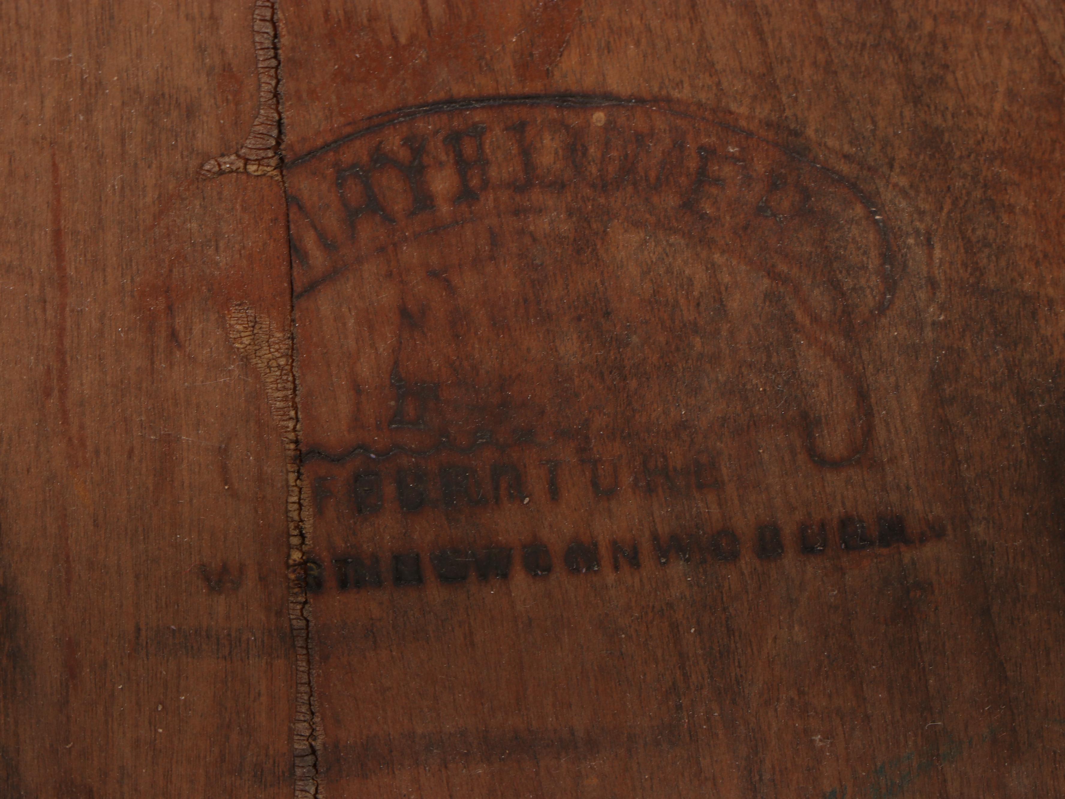 Mayflower Furniture Colonial Style Cherrywood Rod-Back Windsor Armchair