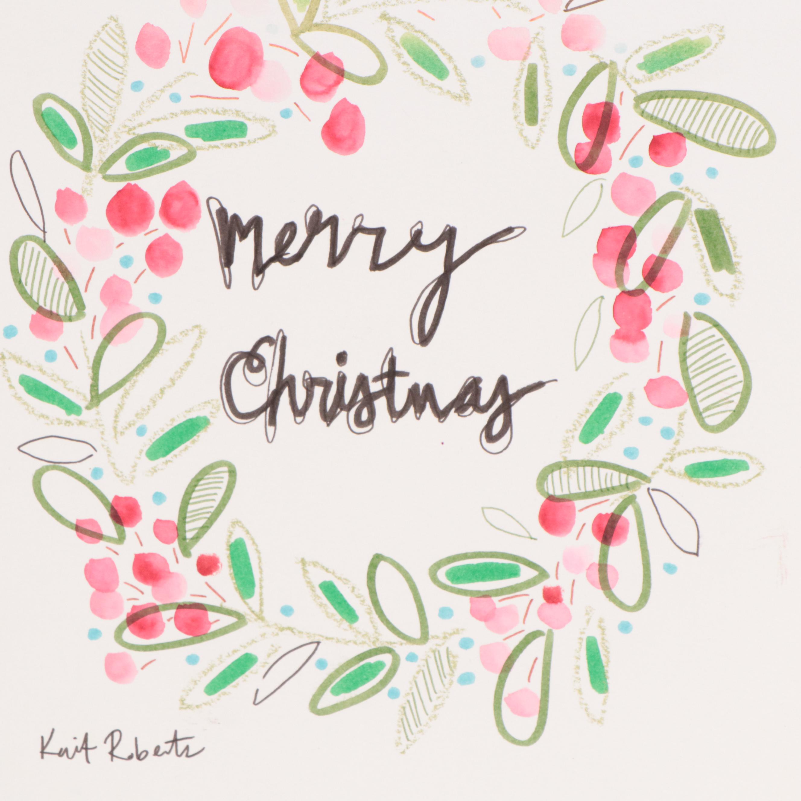 Kait Roberts Mixed Media Drawings, 21st Century