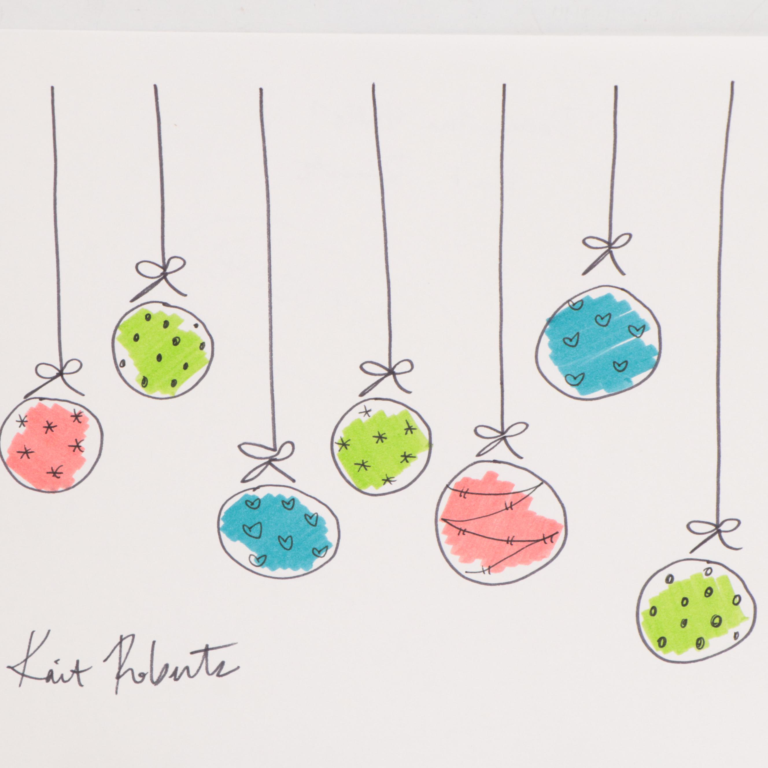 Kait Roberts Mixed Media Drawings, 21st Century