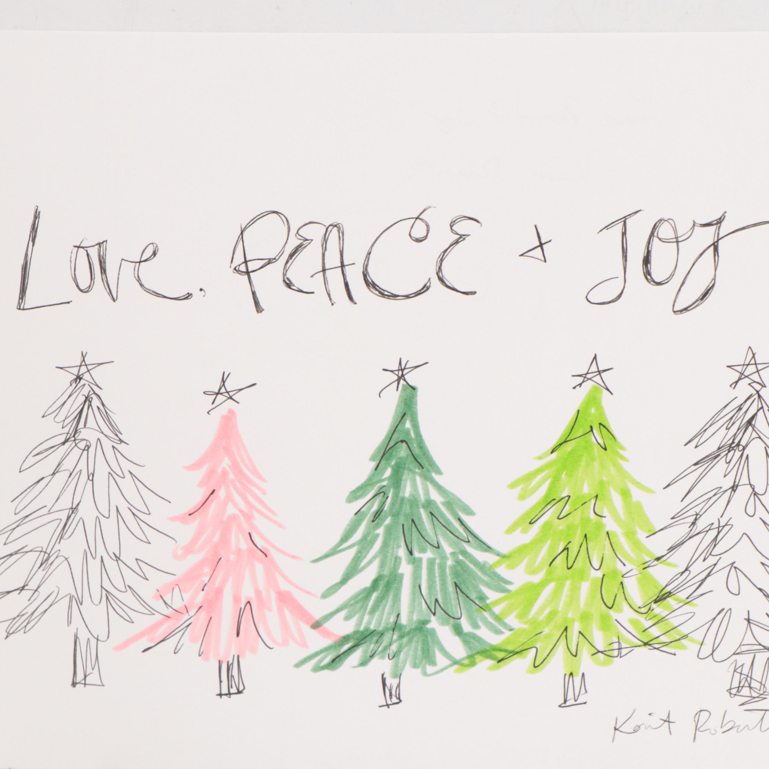 Kait Roberts Mixed Media Drawings, 21st Century