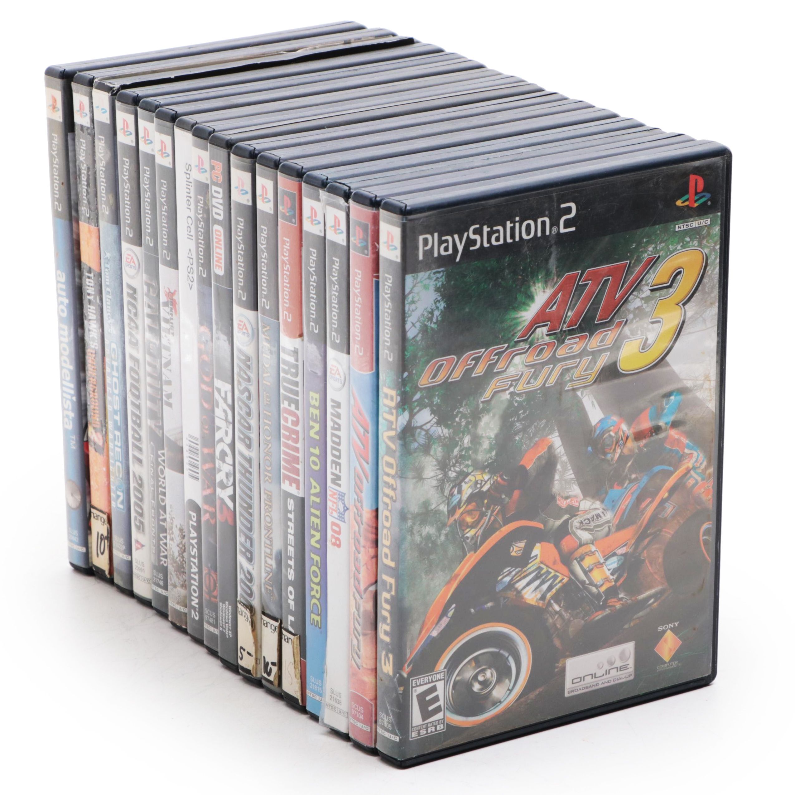 Sony Playstation 2 and Computer Video Games Including "Call of Duty"