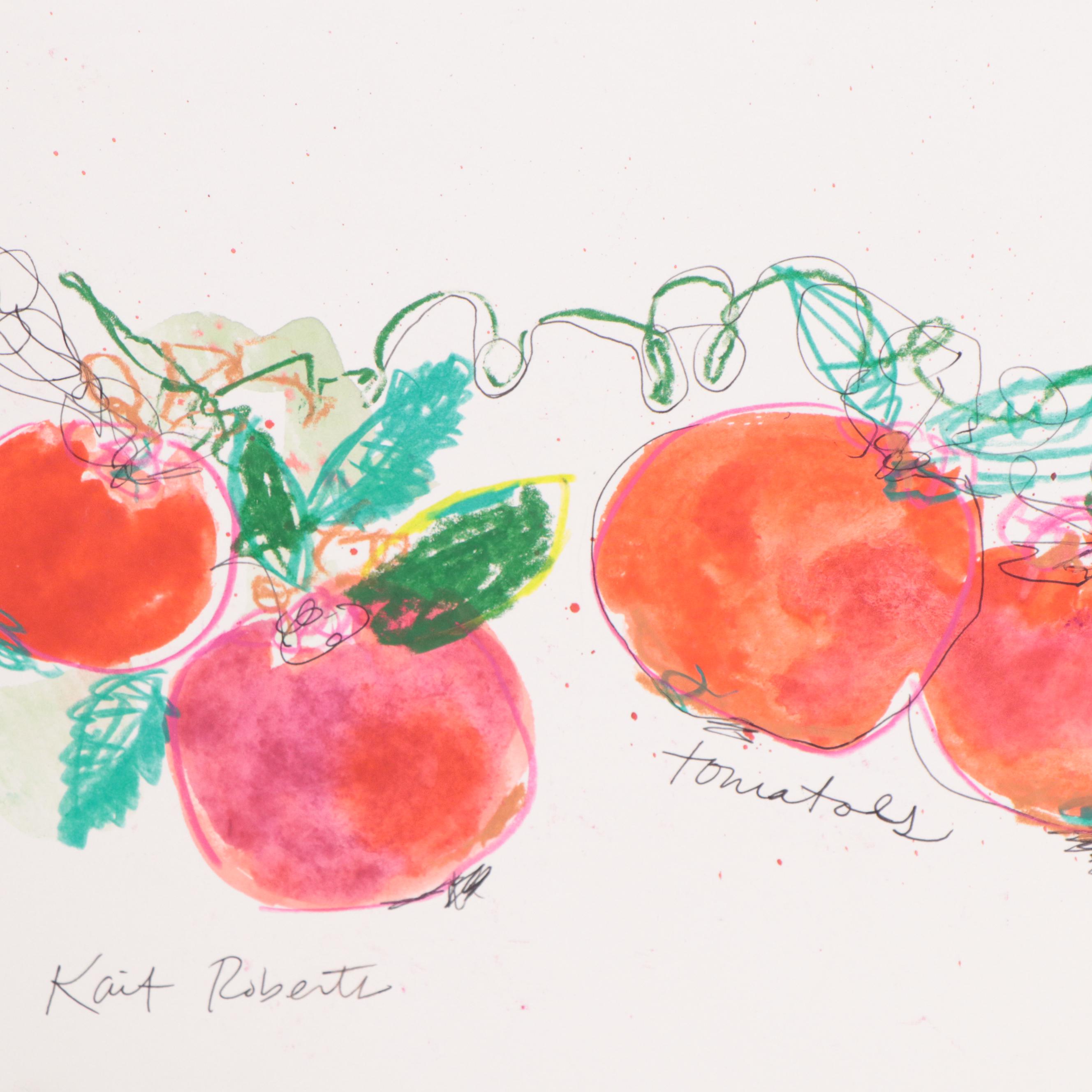 Kait Roberts Mixed Media Drawings, 21st Century