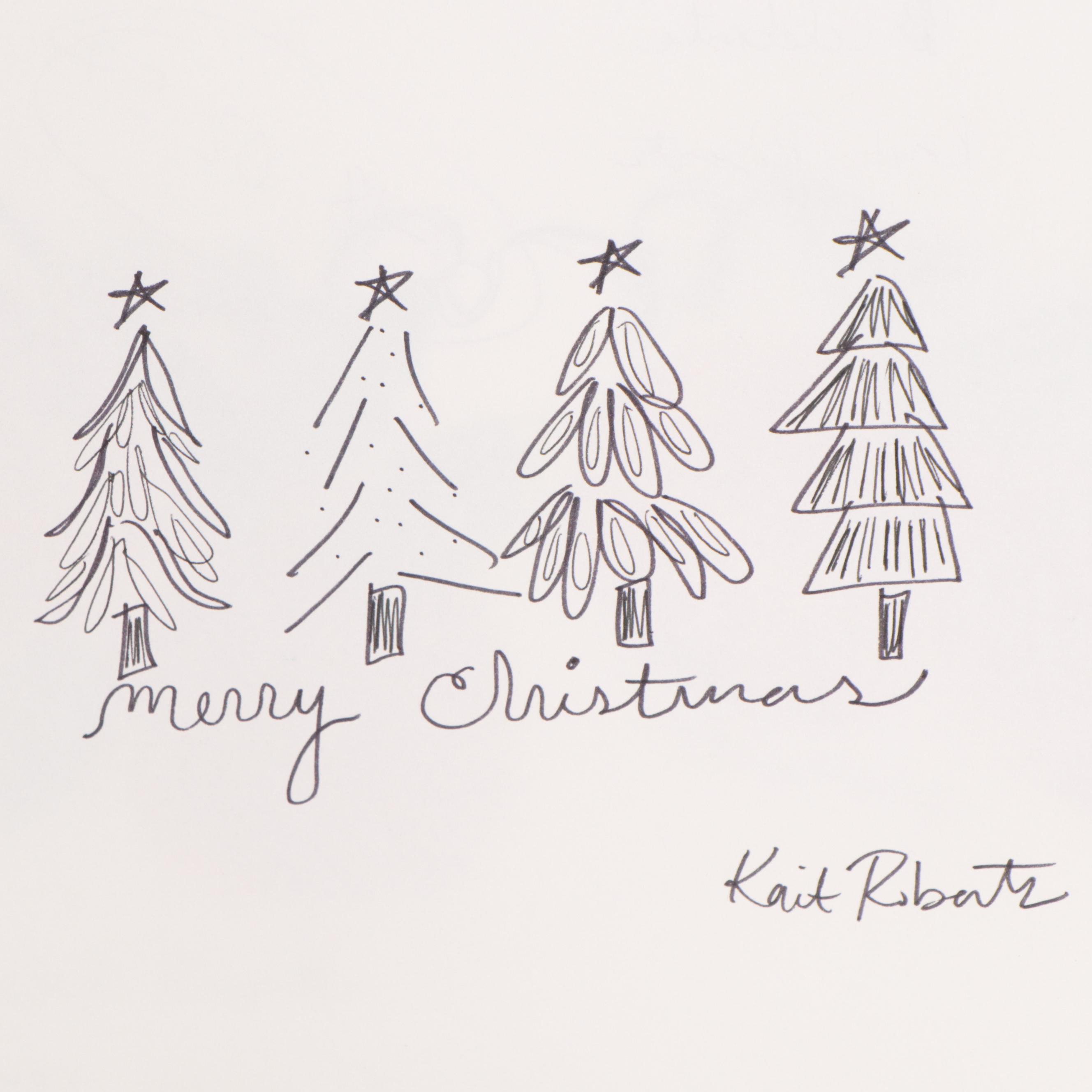 Kait Roberts Mixed Media Drawings, 21st Century