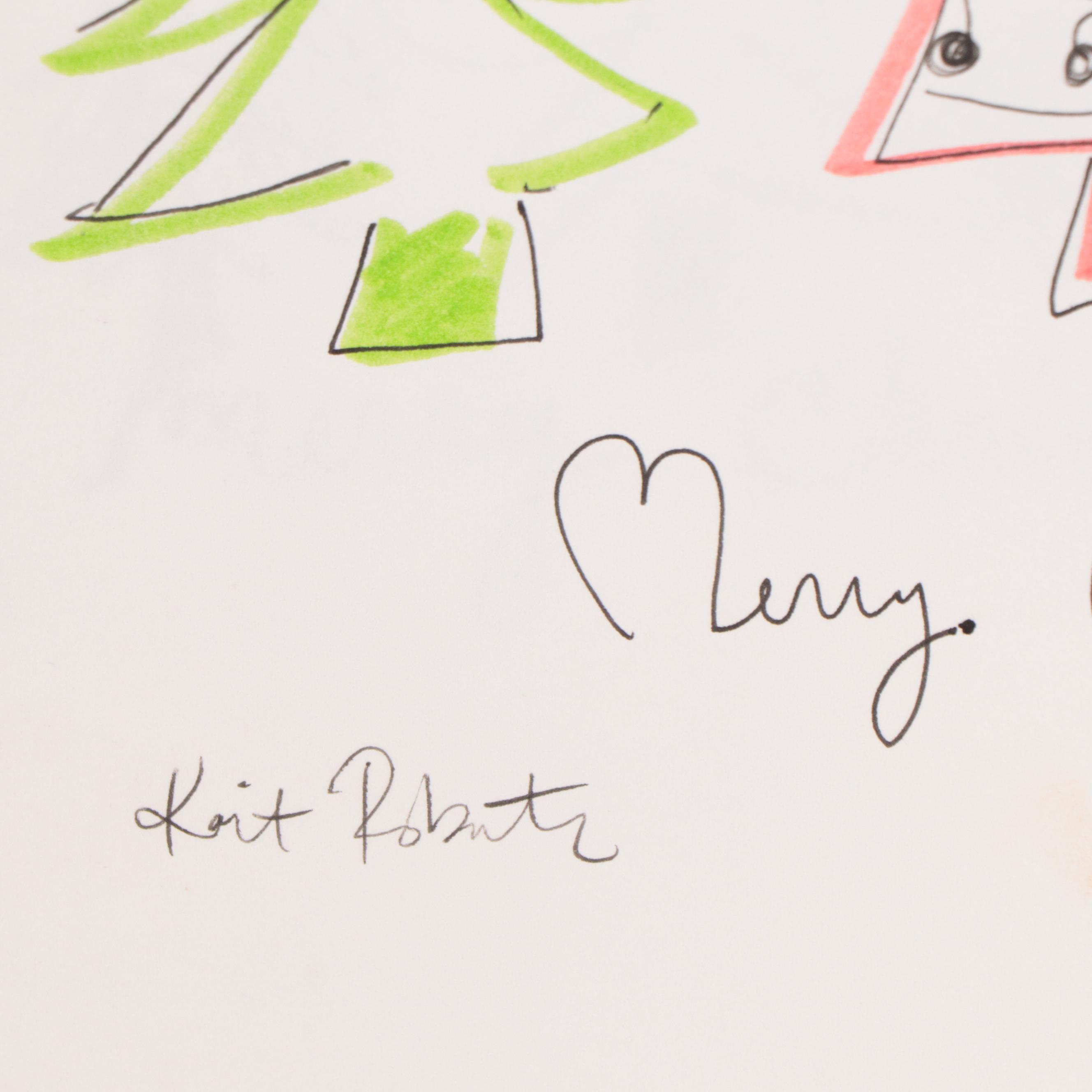 Kait Roberts Mixed Media Drawings, 21st Century