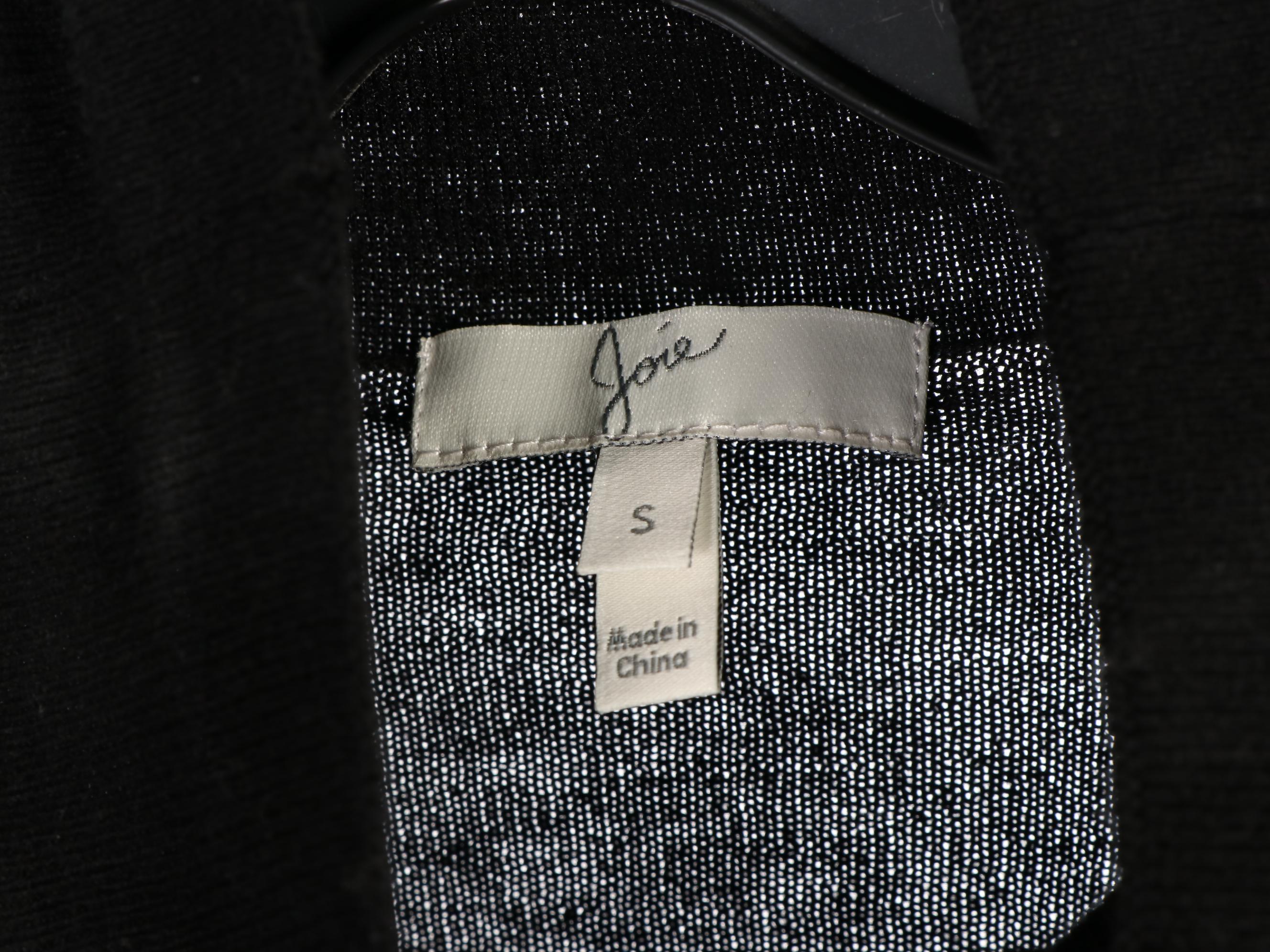 Joie Turtleneck Sweater with White Lace Trim and More Clothing