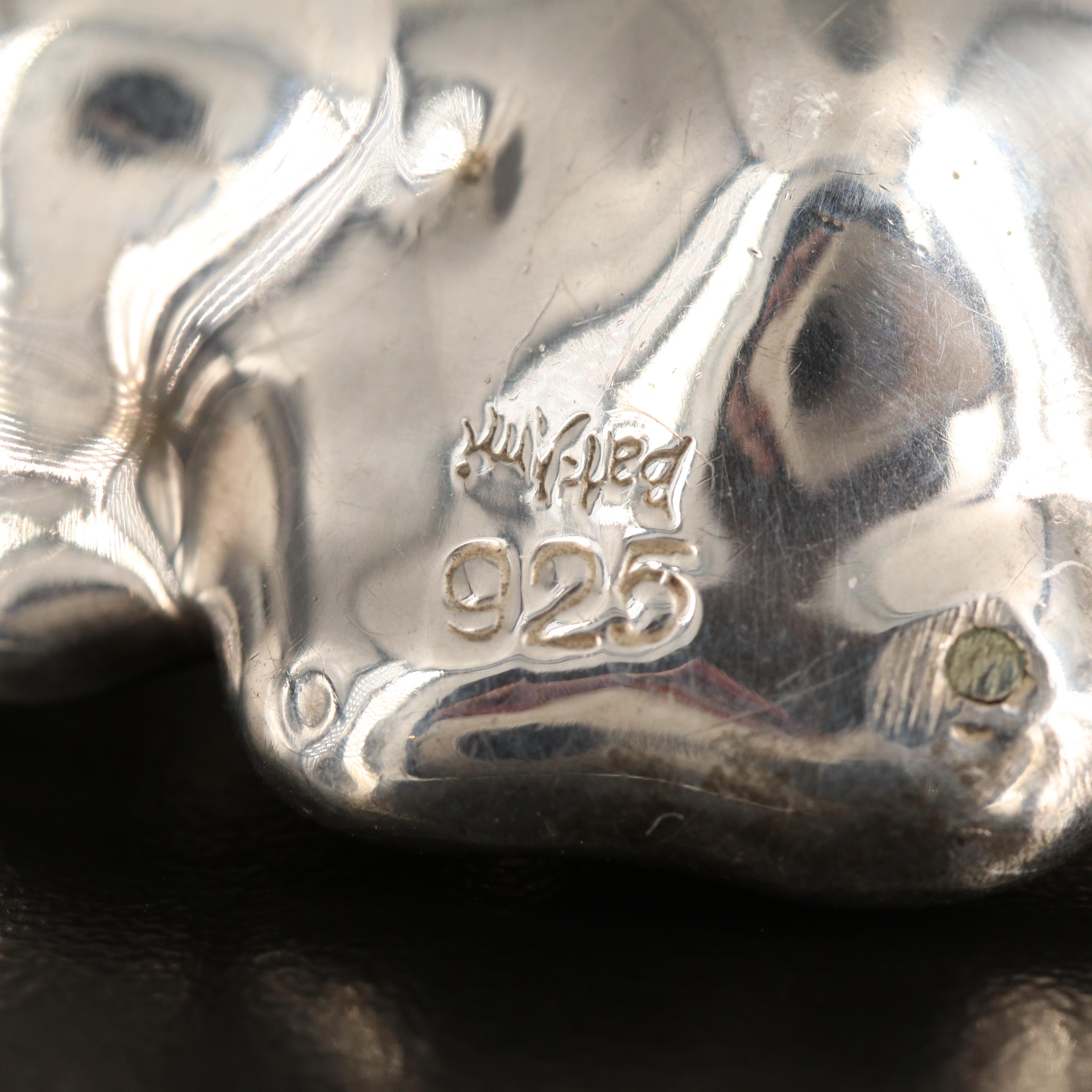 Bat Ami Sterling Flower Pendant Necklace