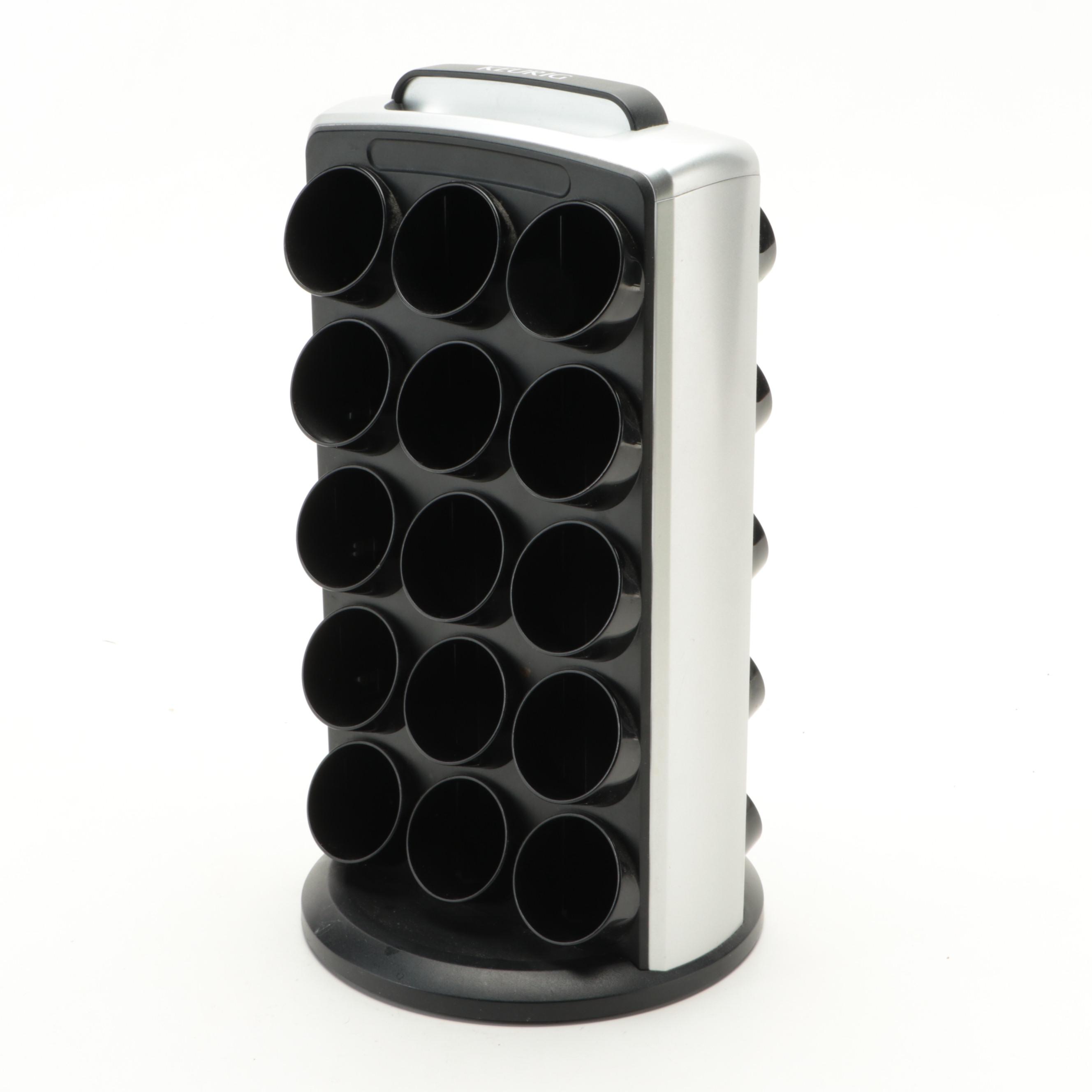 Keurig K145 OfficePro Coffee Machine, K-Cup Carousel, and Wilton Armetale Mugs