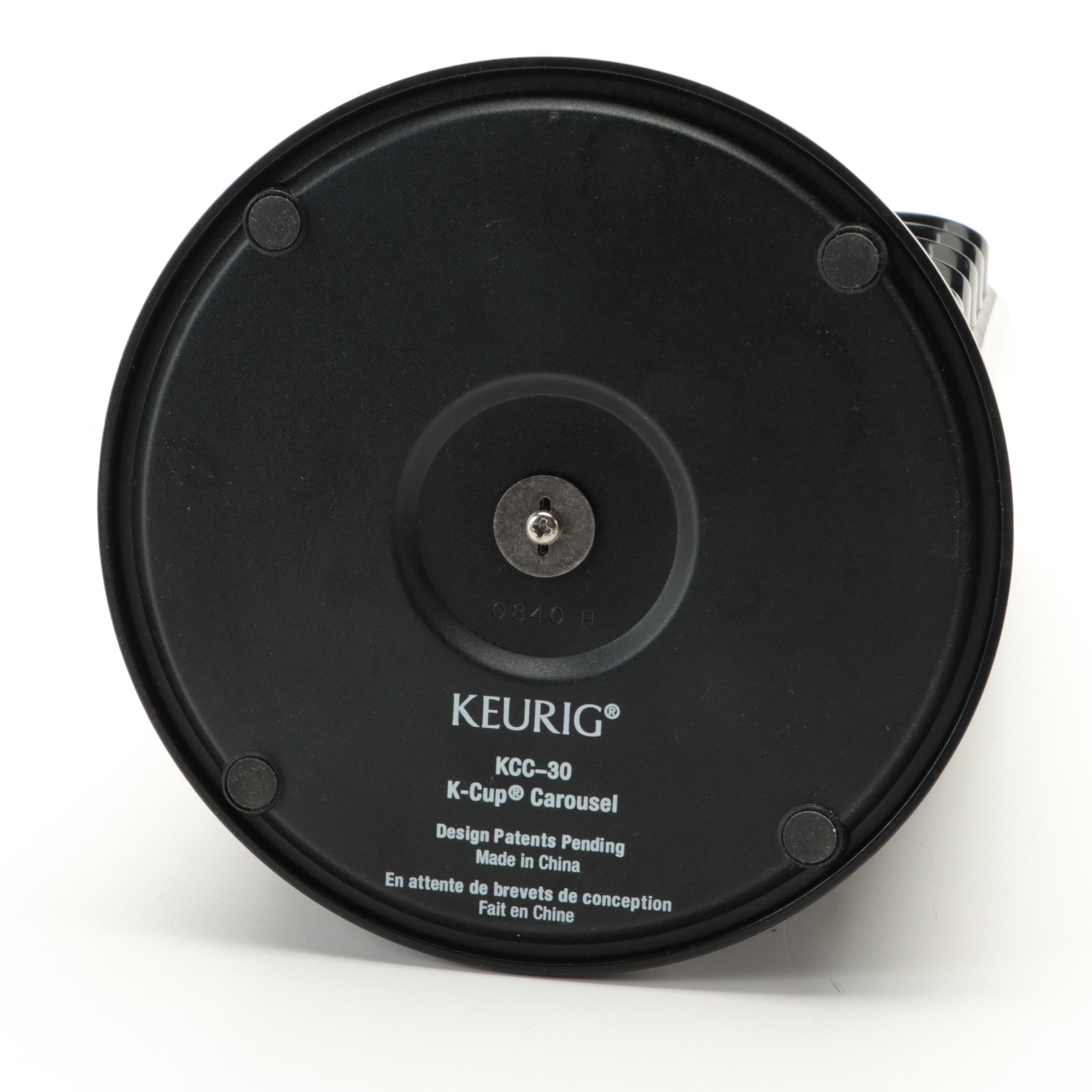 Keurig K145 OfficePro Coffee Machine, K-Cup Carousel, and Wilton Armetale Mugs