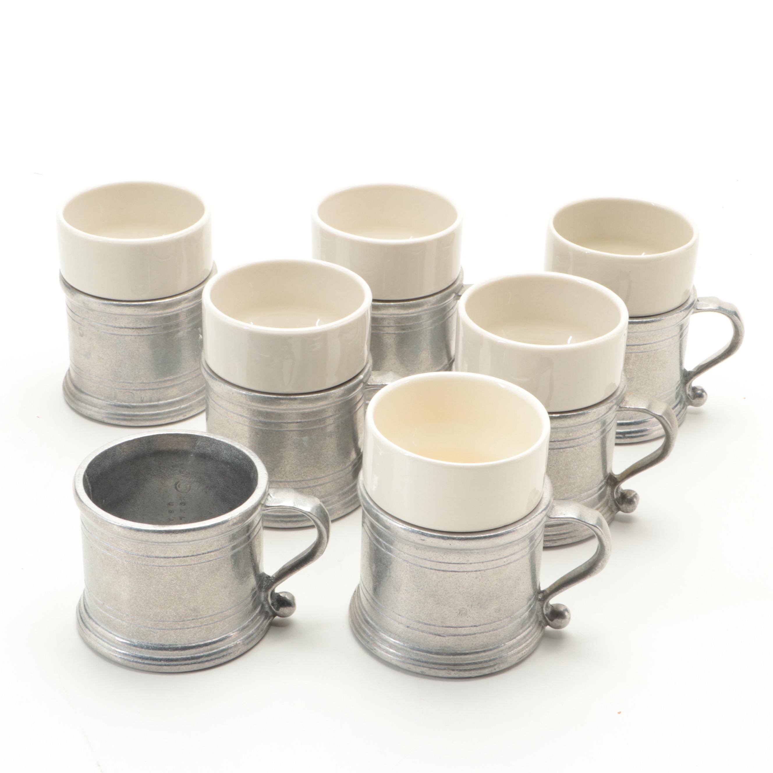 Keurig K145 OfficePro Coffee Machine, K-Cup Carousel, and Wilton Armetale Mugs