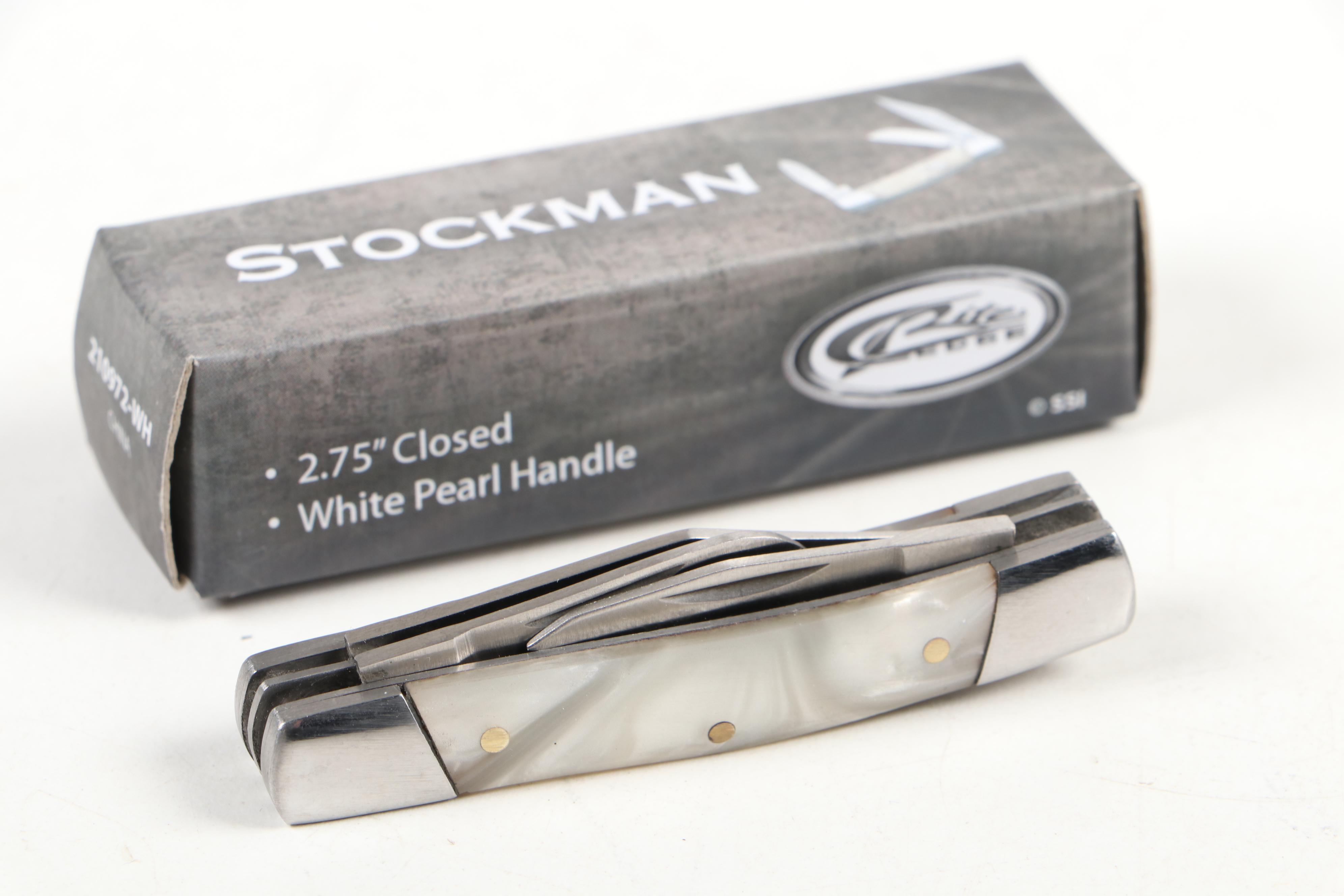 Frost Cutlery "Steel Warrior" and Other Pocket Knives with Metal Card Case