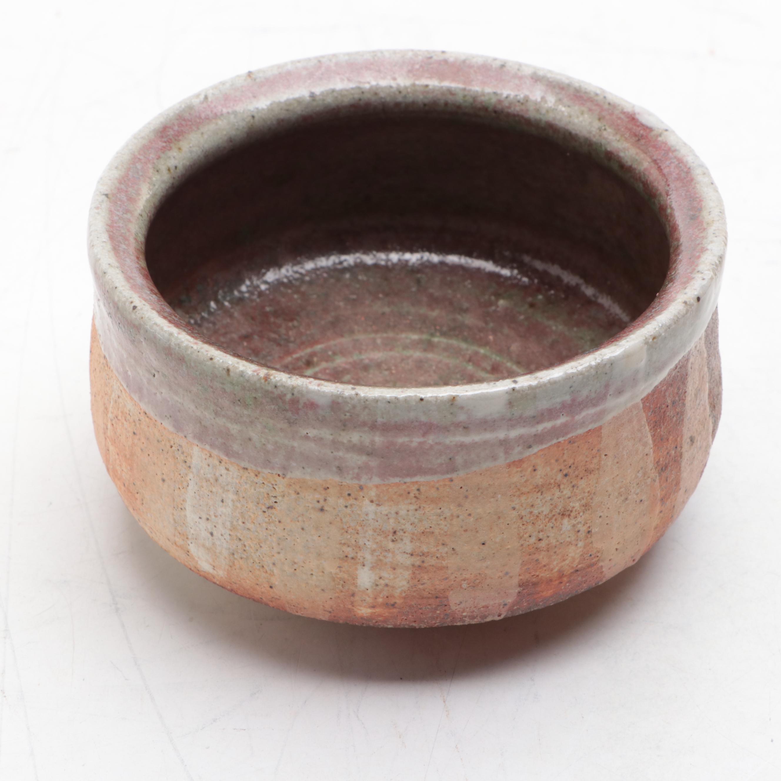 Three Studio Pottery Stoneware Bowls Including T.S. Berger and Joan Glasgow