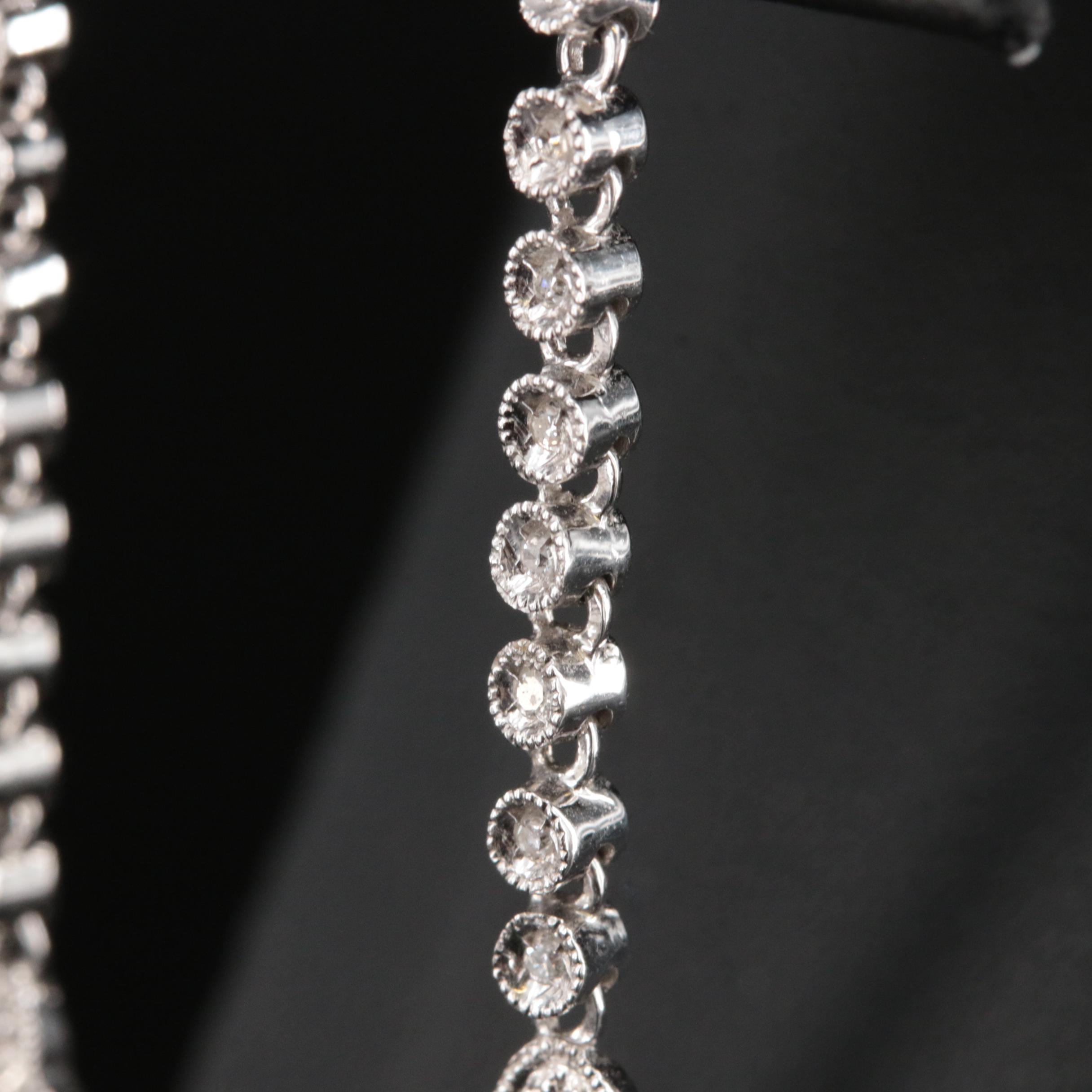 14K 0.20 CTW Diamond Heart Drop Earrings