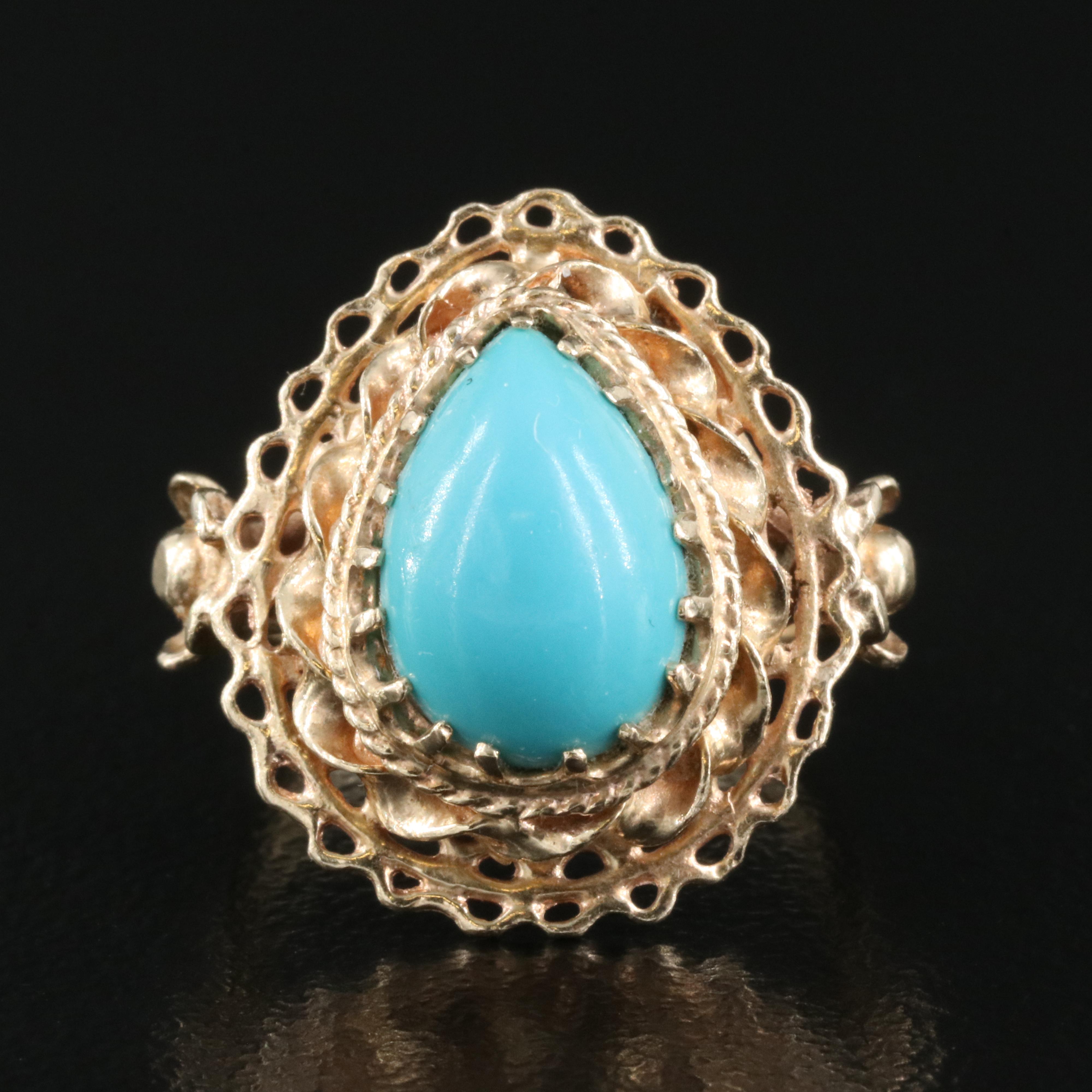 14K Chrysocolla Ring