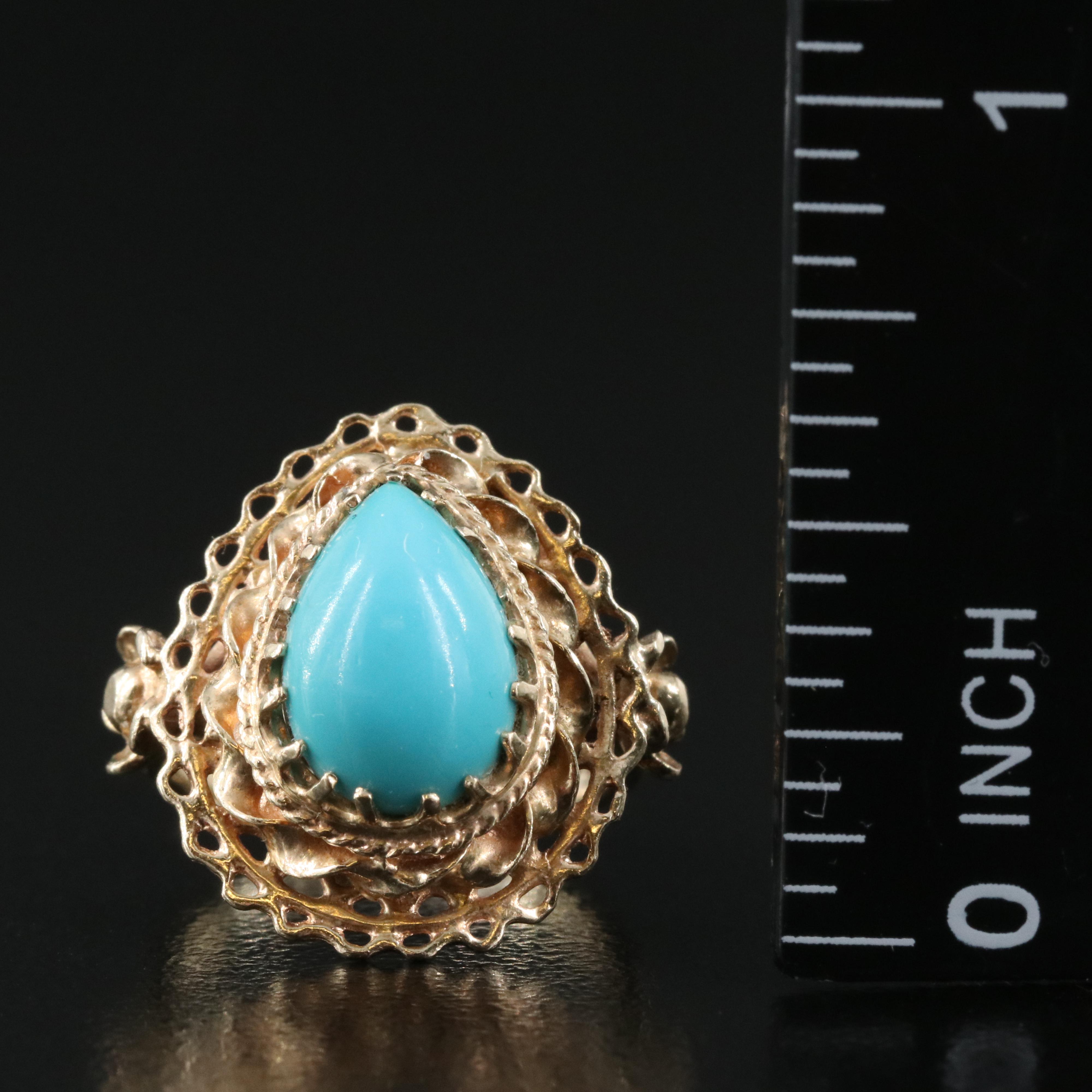 14K Chrysocolla Ring