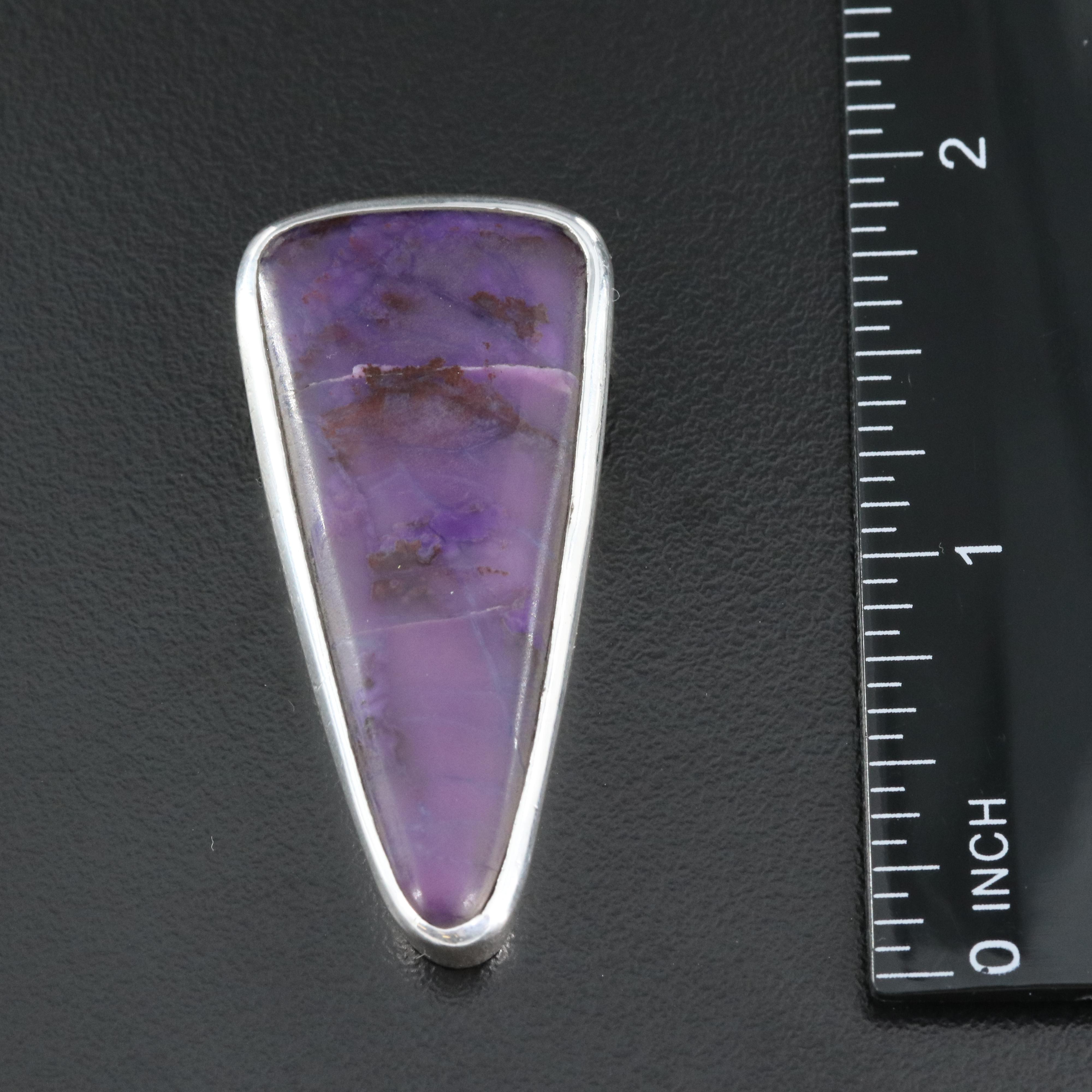 Sterling Sugilite Pendant