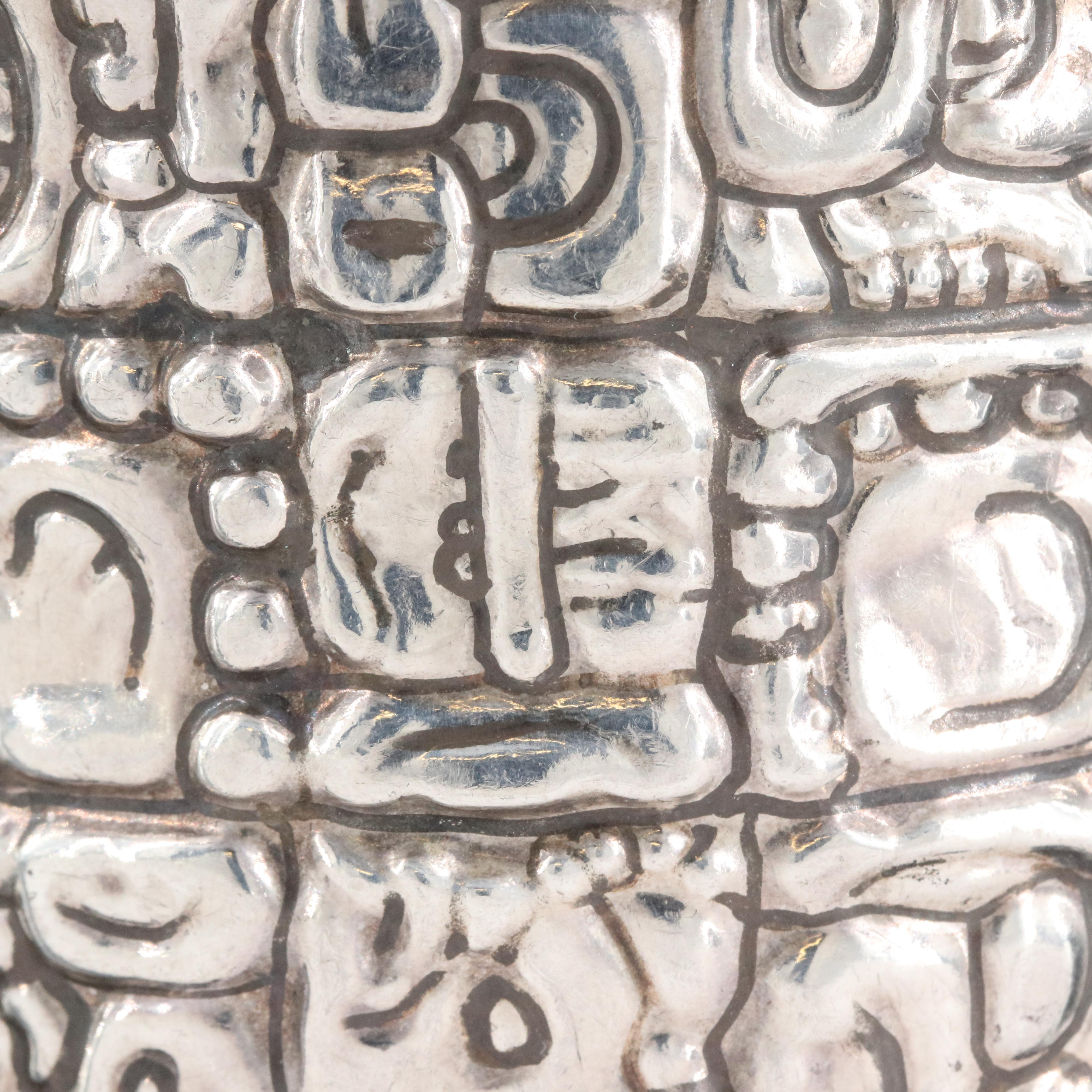 Casa de Oro Sterling Patterned Cuff