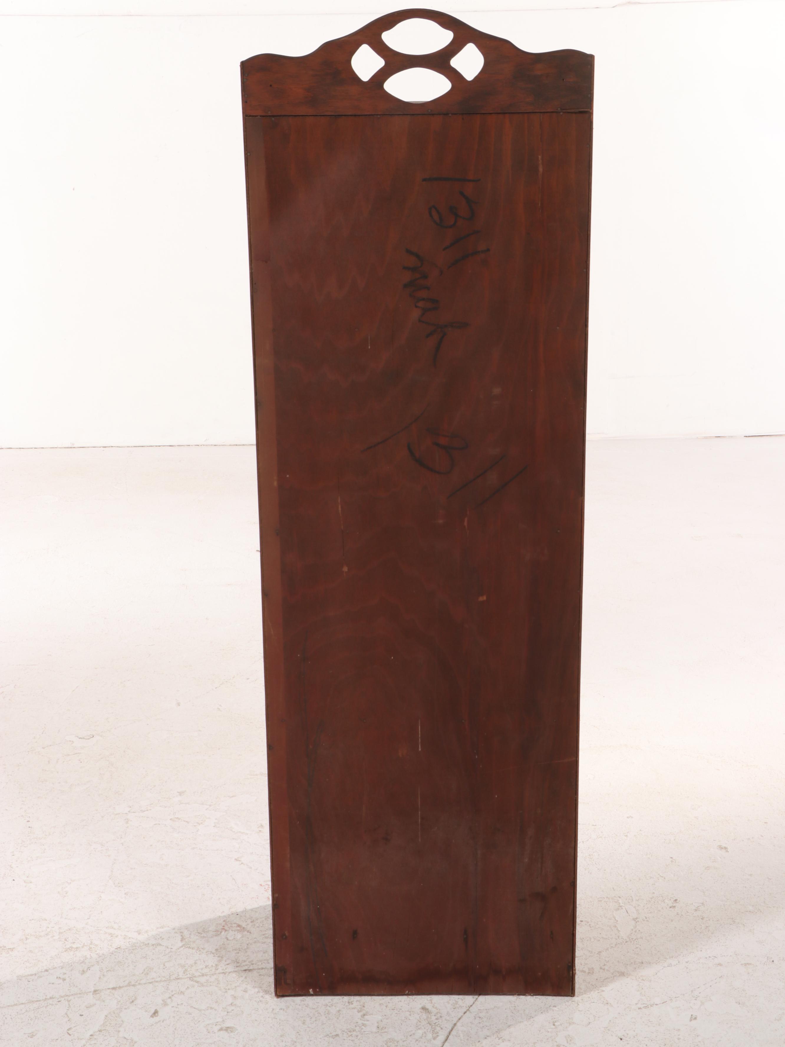 George III Style Mahogany-Stained Five-Tier Graduated Bookcase