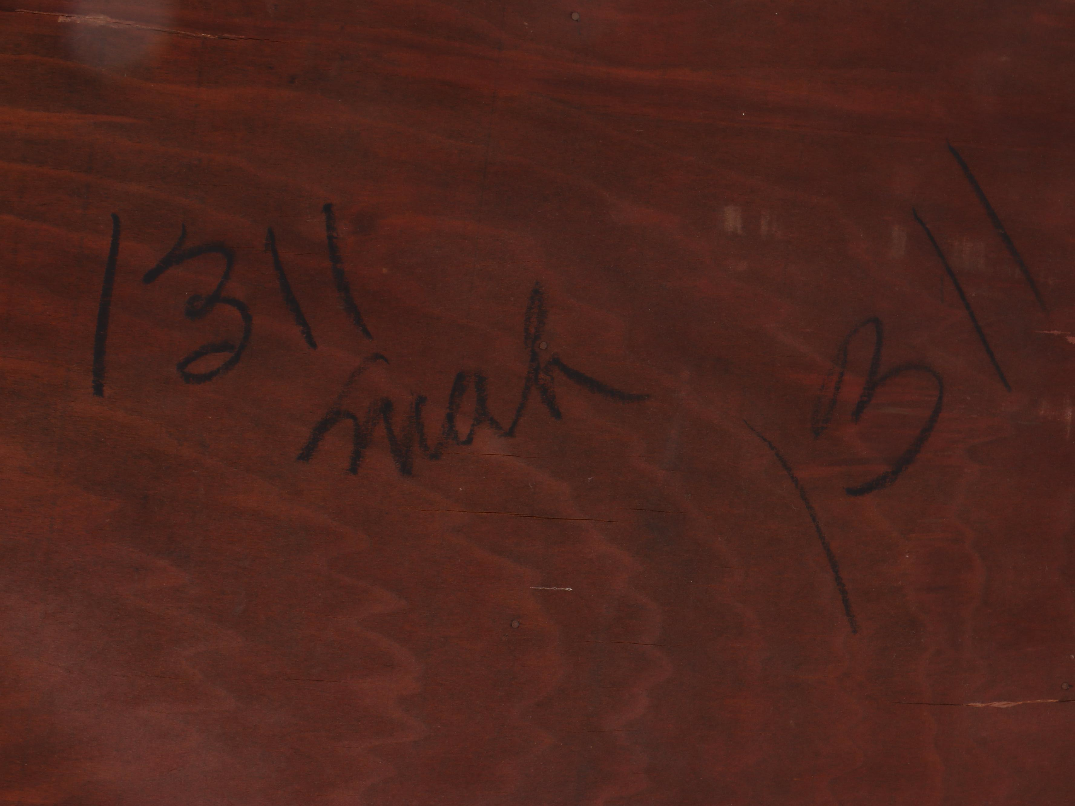 George III Style Mahogany-Stained Five-Tier Graduated Bookcase