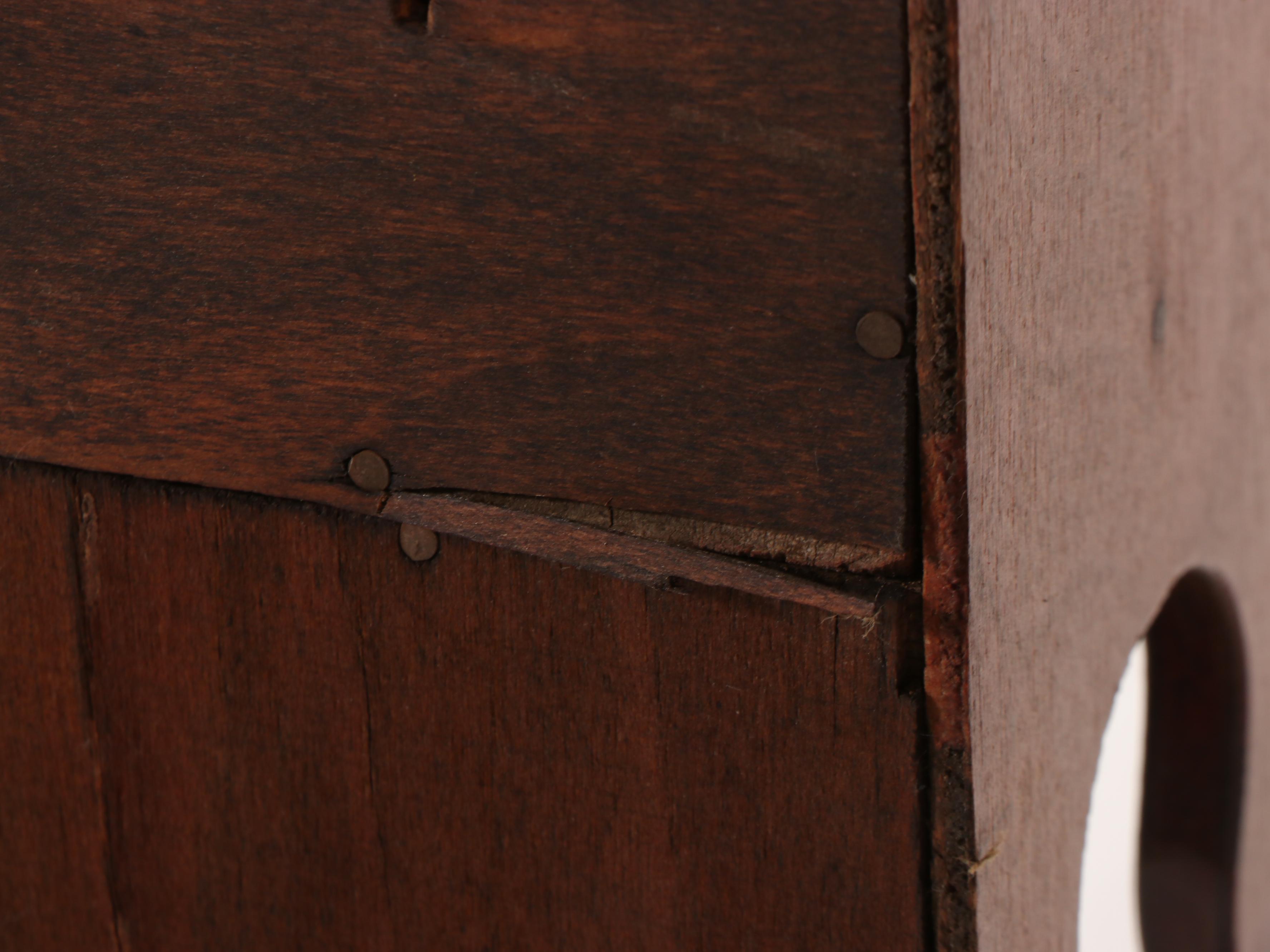 George III Style Mahogany-Stained Five-Tier Graduated Bookcase