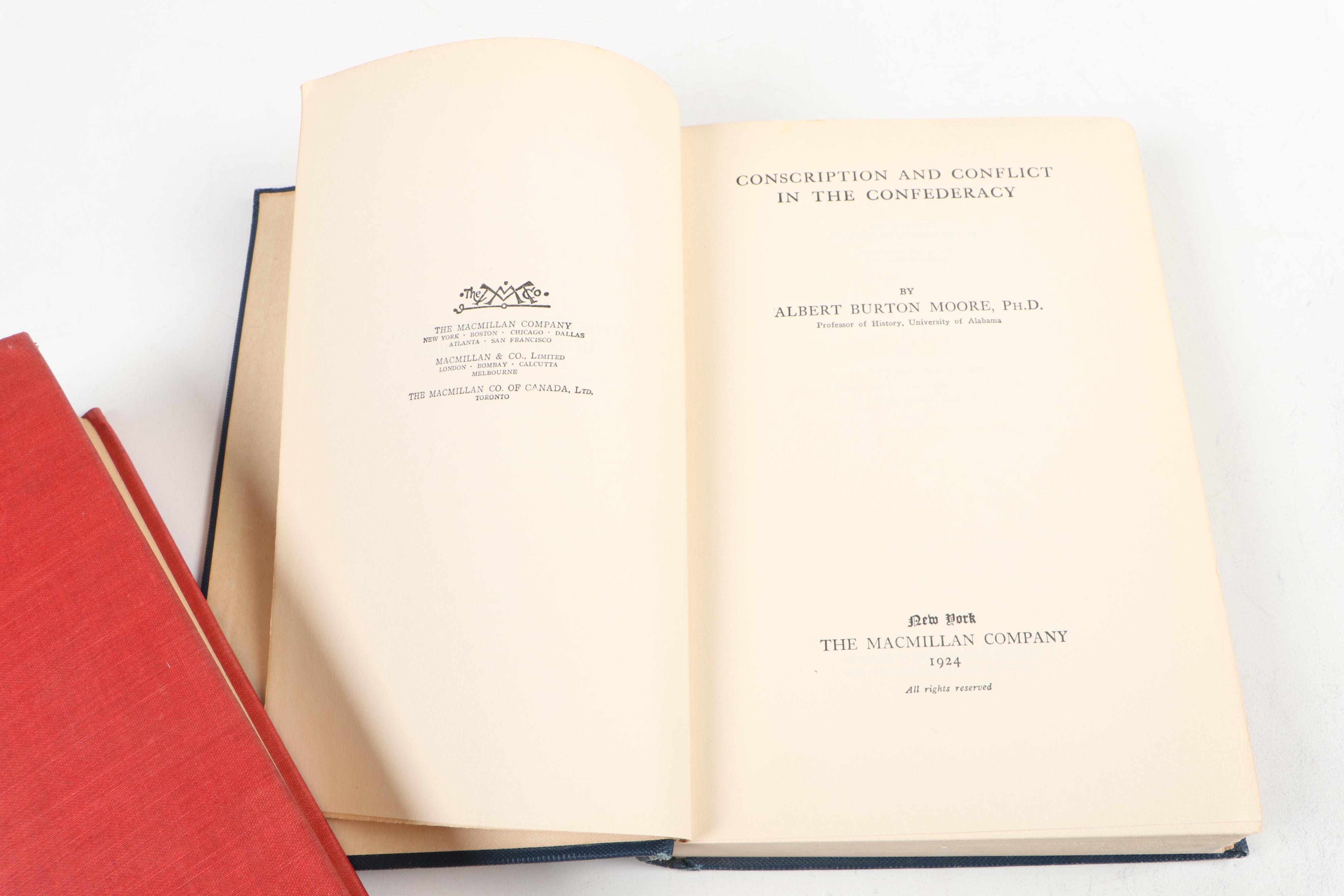 First Edition "The Bonfire" by Marc Wortman and More Civil War History Books