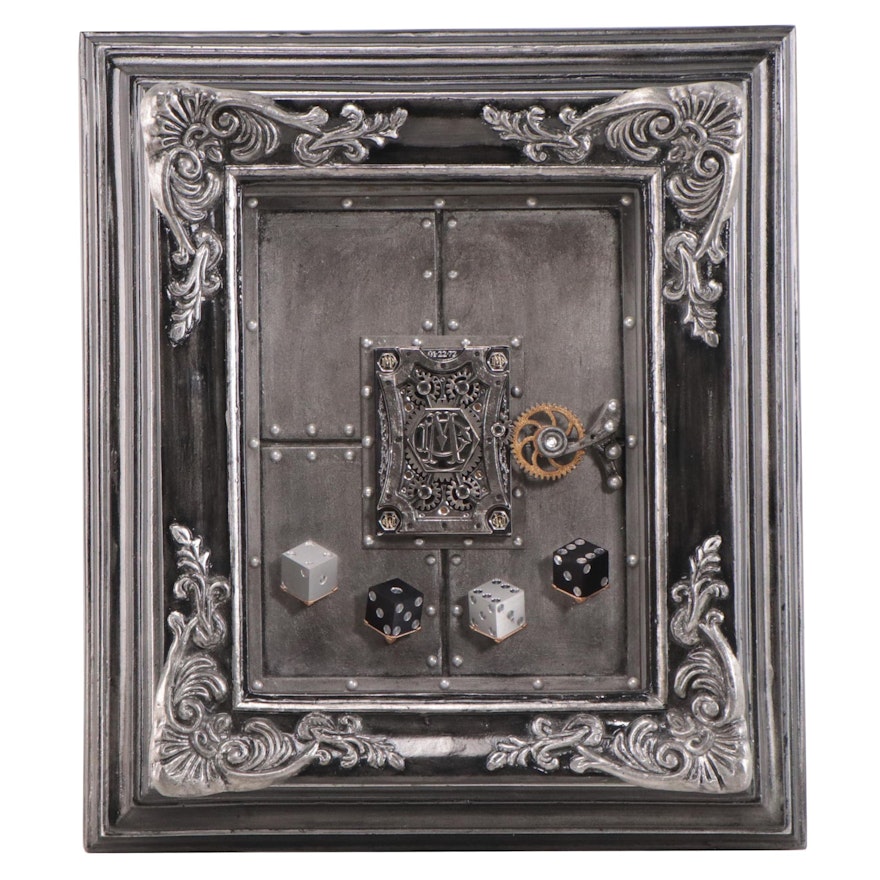 Dale Mathis Mechanized Playing Card Set in Frame