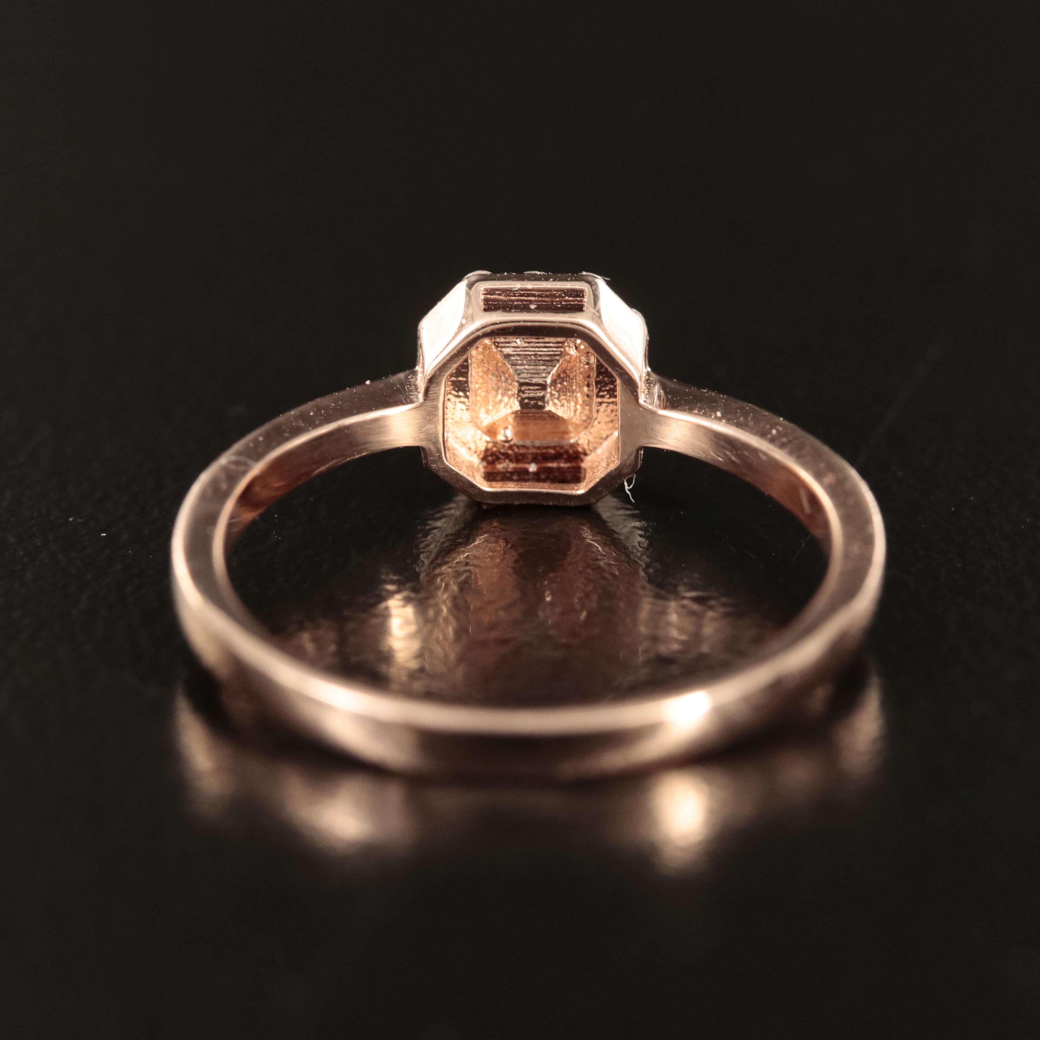14K Rose Gold 0.35 CTW Diamond Halo Ring