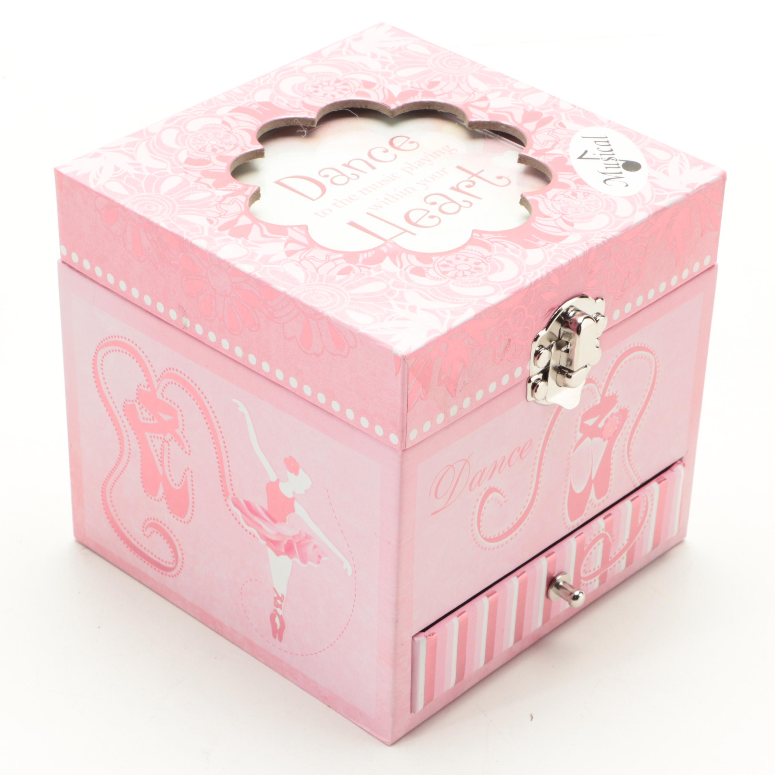 Mele & Co.and Other Musical Jewelry Boxes with Sheriden Keepsake Box