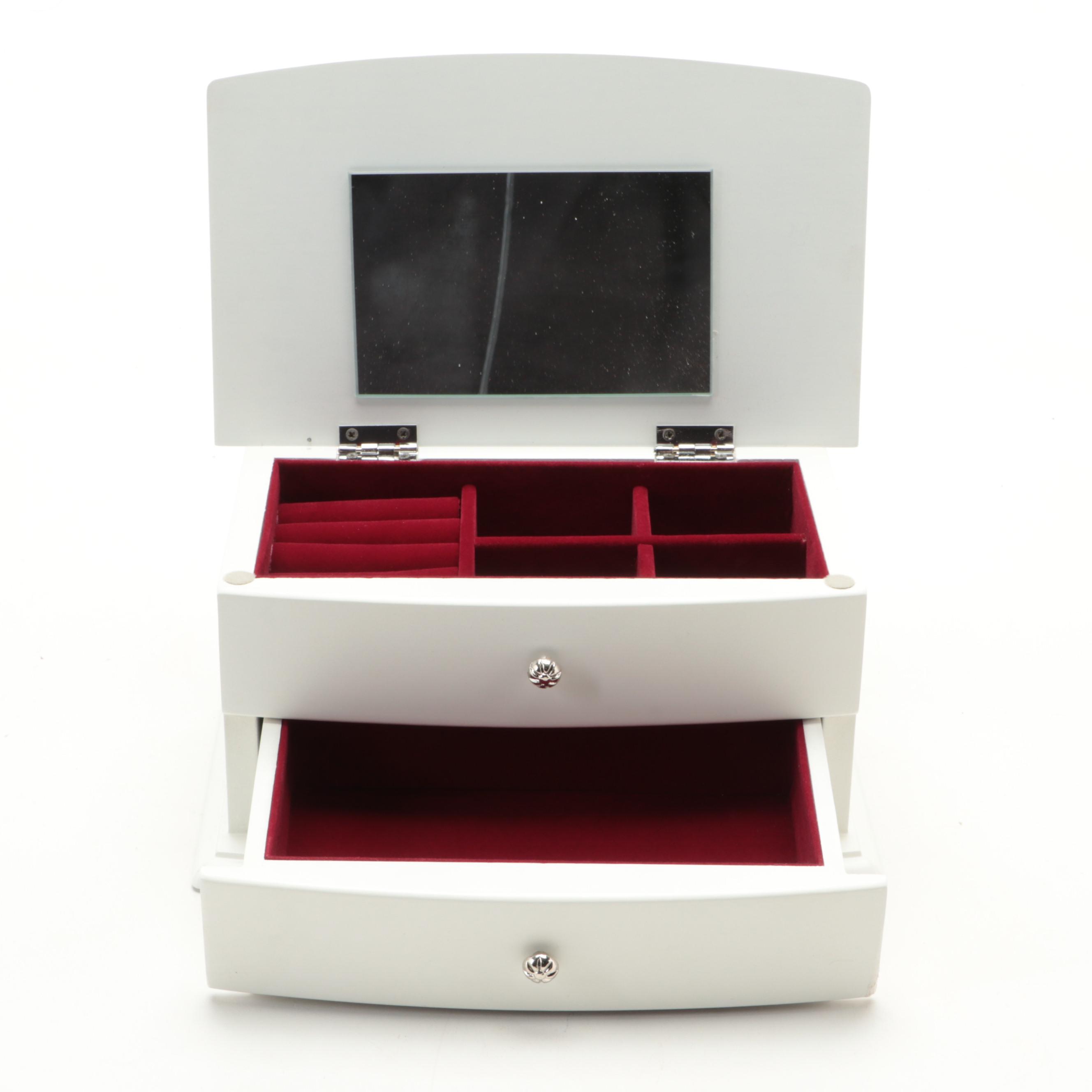 Mele & Co.and Other Musical Jewelry Boxes with Sheriden Keepsake Box