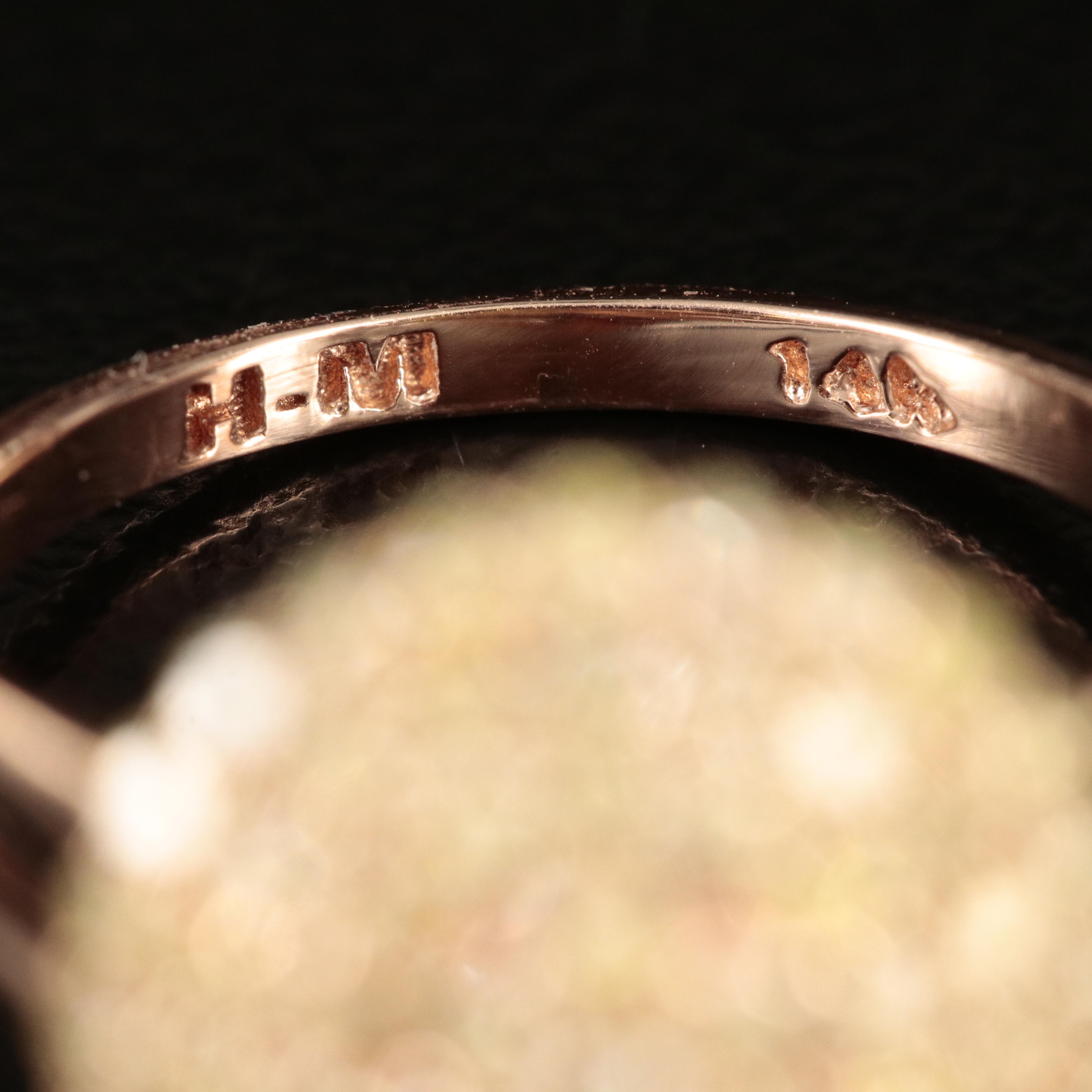 14K Rose Gold 1.03 CTW Diamond Cluster Ring