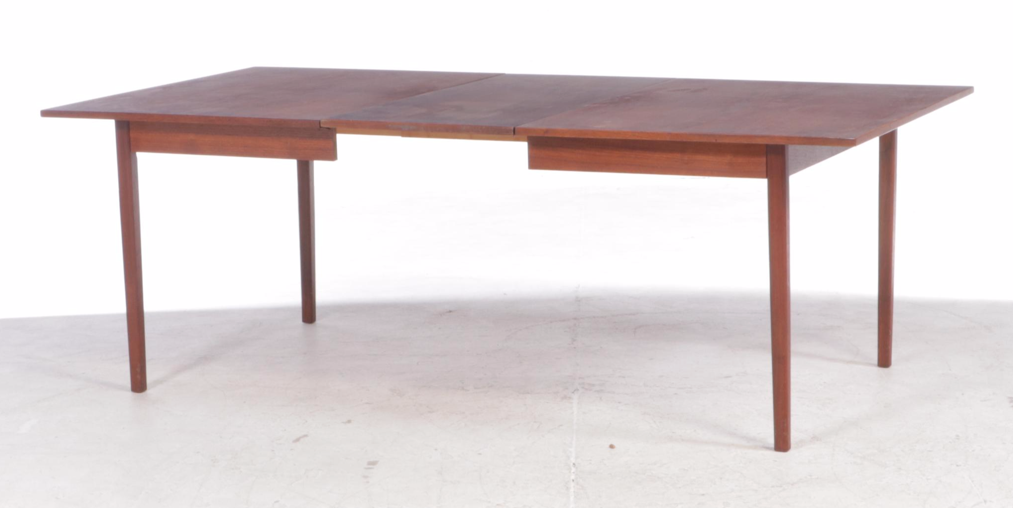 Nine-Piece Mid Century Modern Walnut Dining Set