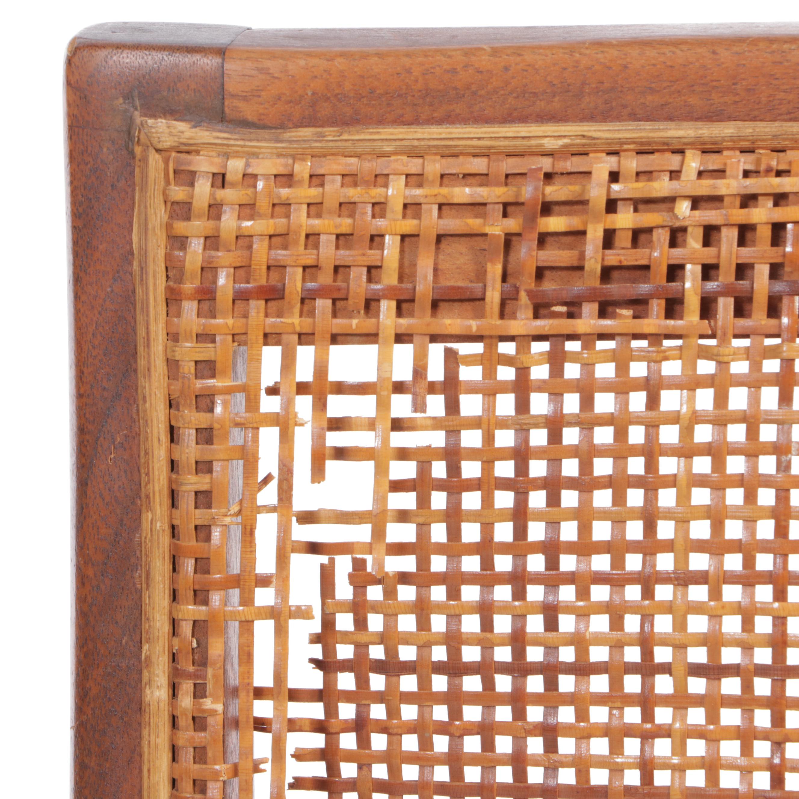 Nine-Piece Mid Century Modern Walnut Dining Set