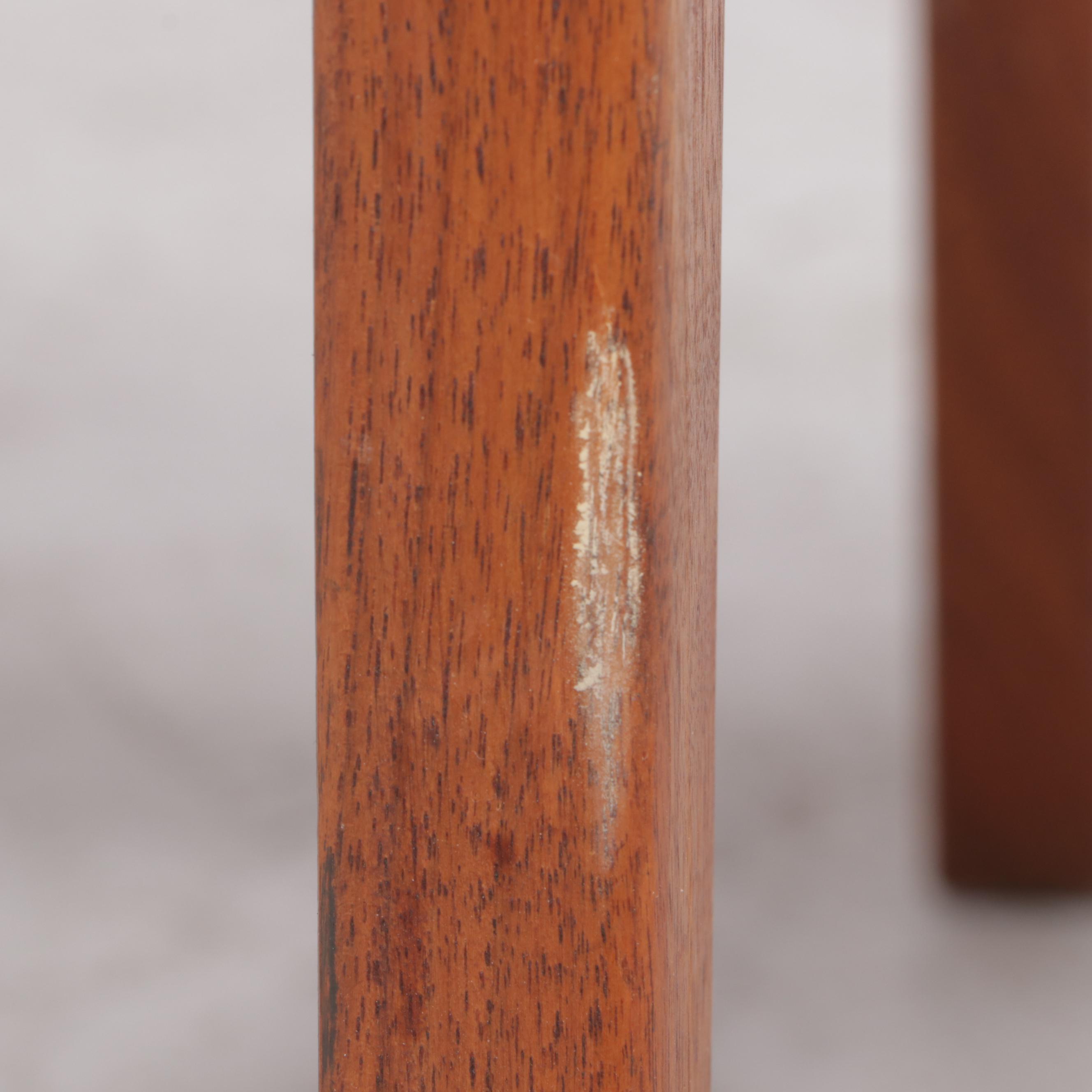 Nine-Piece Mid Century Modern Walnut Dining Set