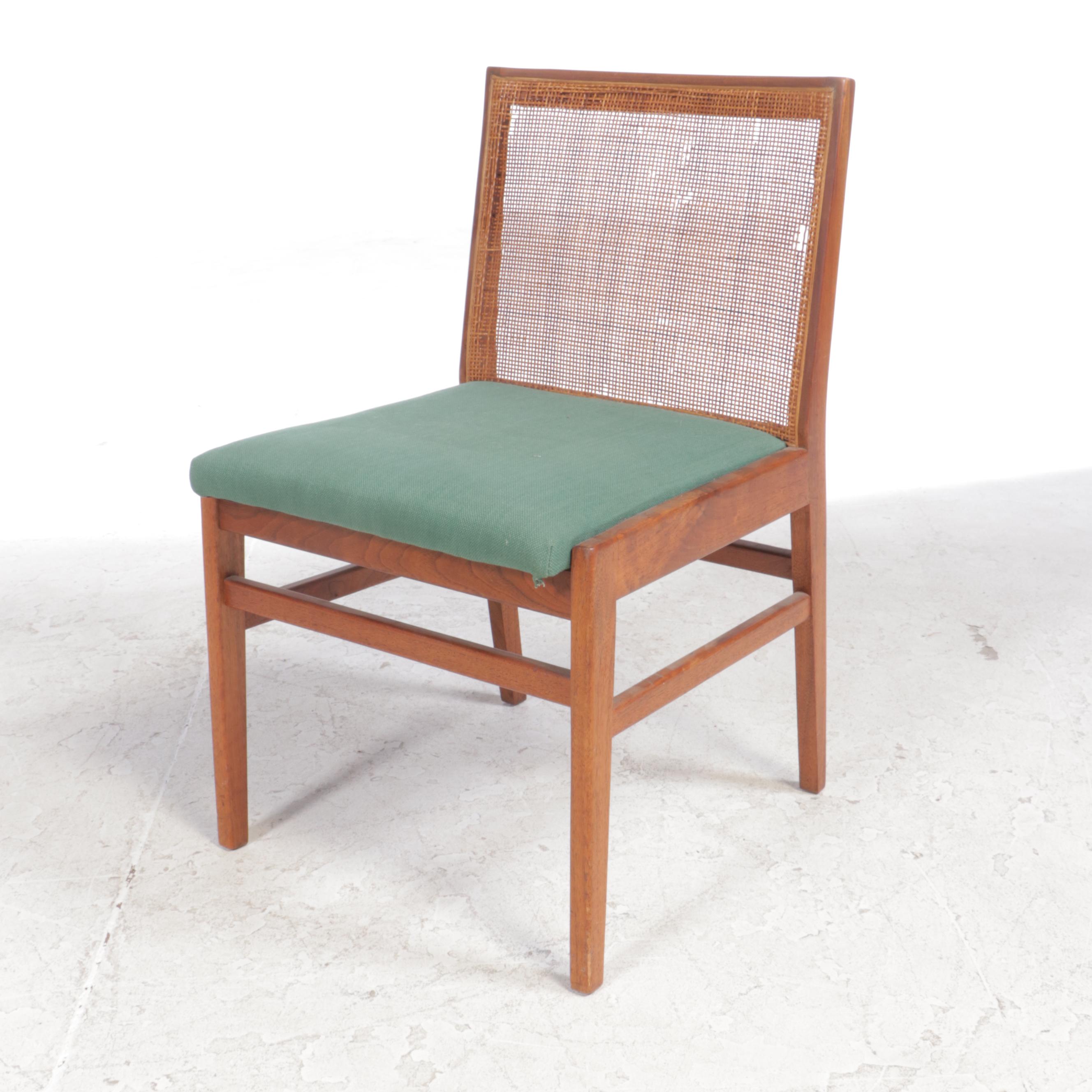 Nine-Piece Mid Century Modern Walnut Dining Set