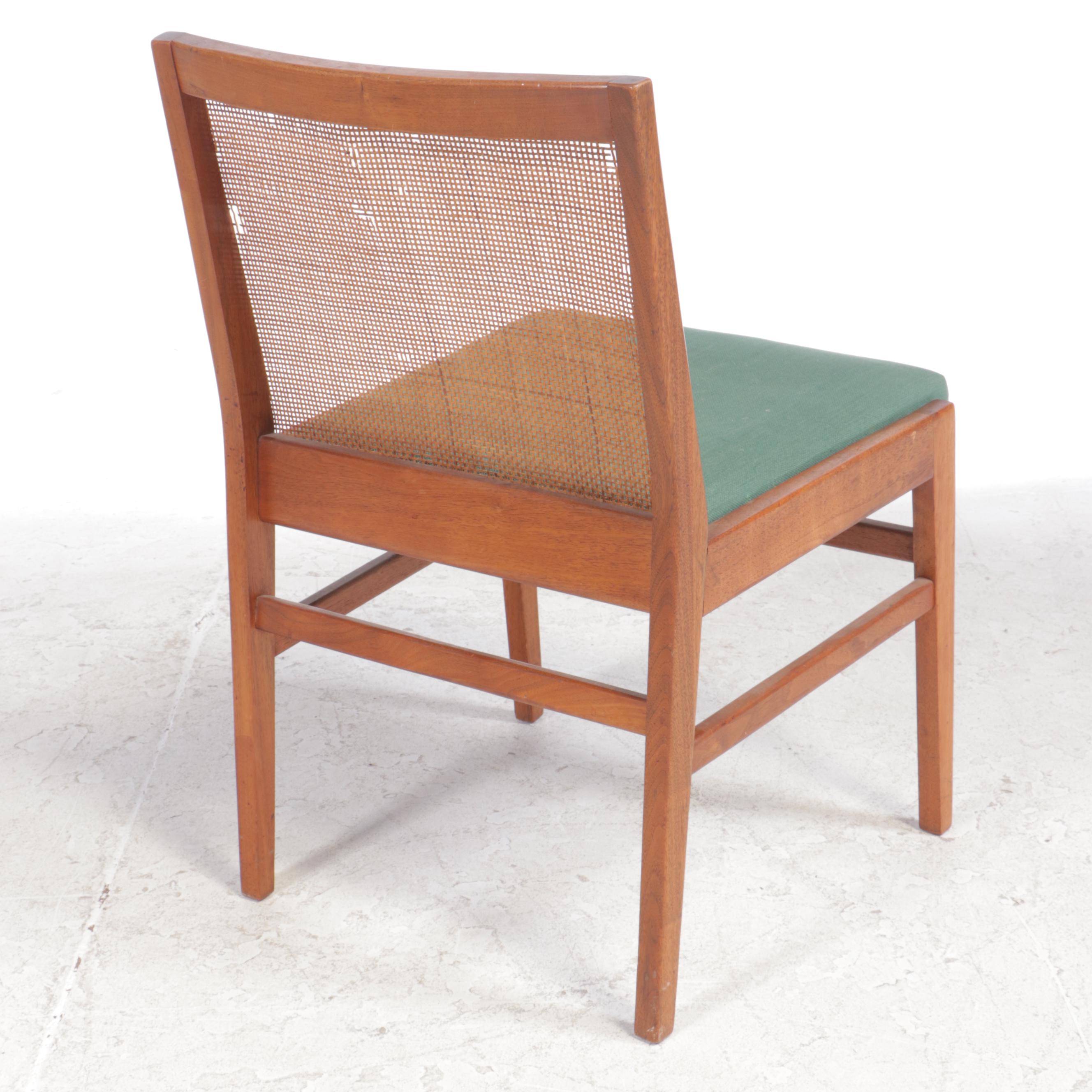 Nine-Piece Mid Century Modern Walnut Dining Set