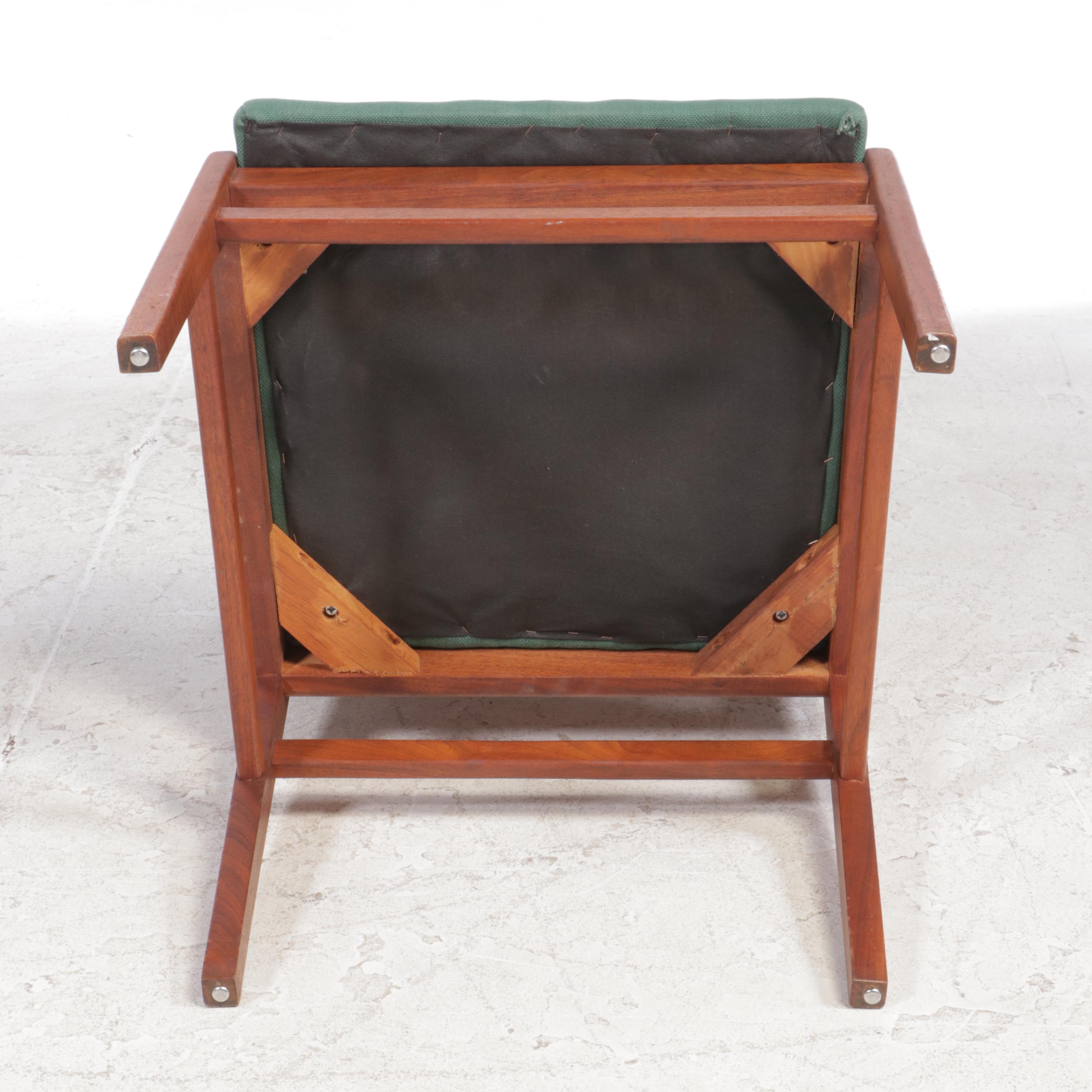 Nine-Piece Mid Century Modern Walnut Dining Set