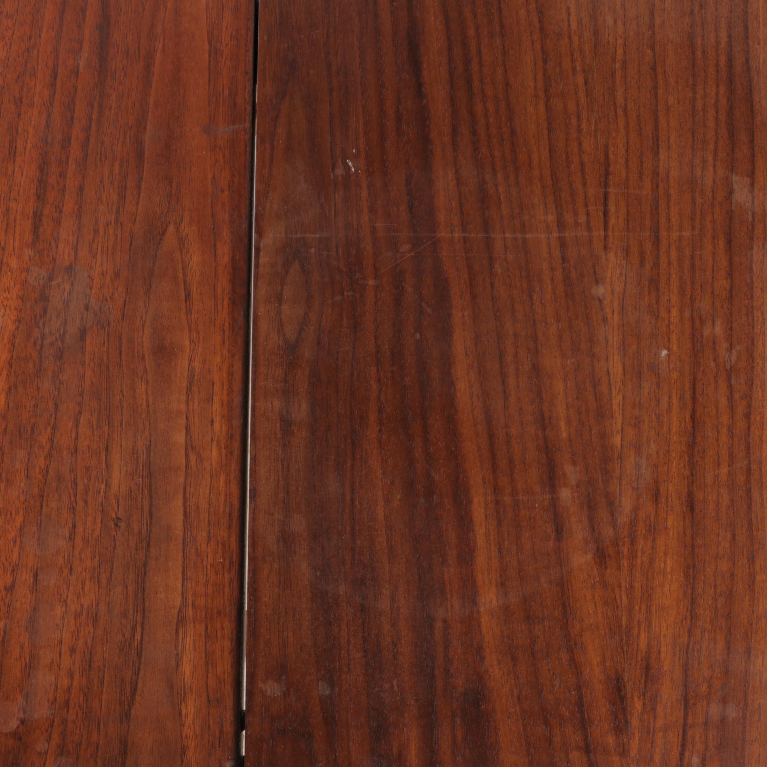 Nine-Piece Mid Century Modern Walnut Dining Set