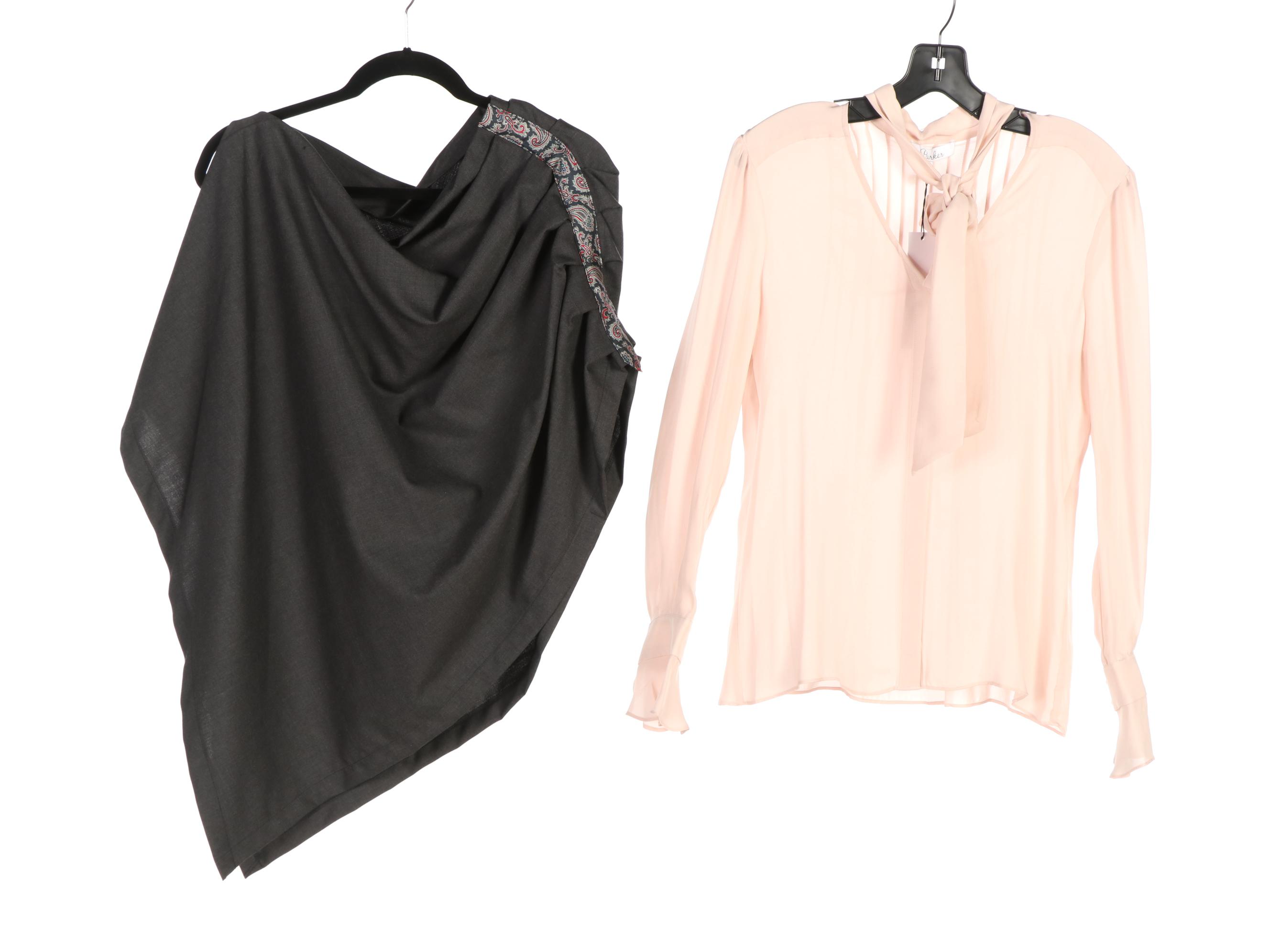 Ann Taylor and The Limited Skirts, BCBG and Parker Shirts, with Other Cape Wraps