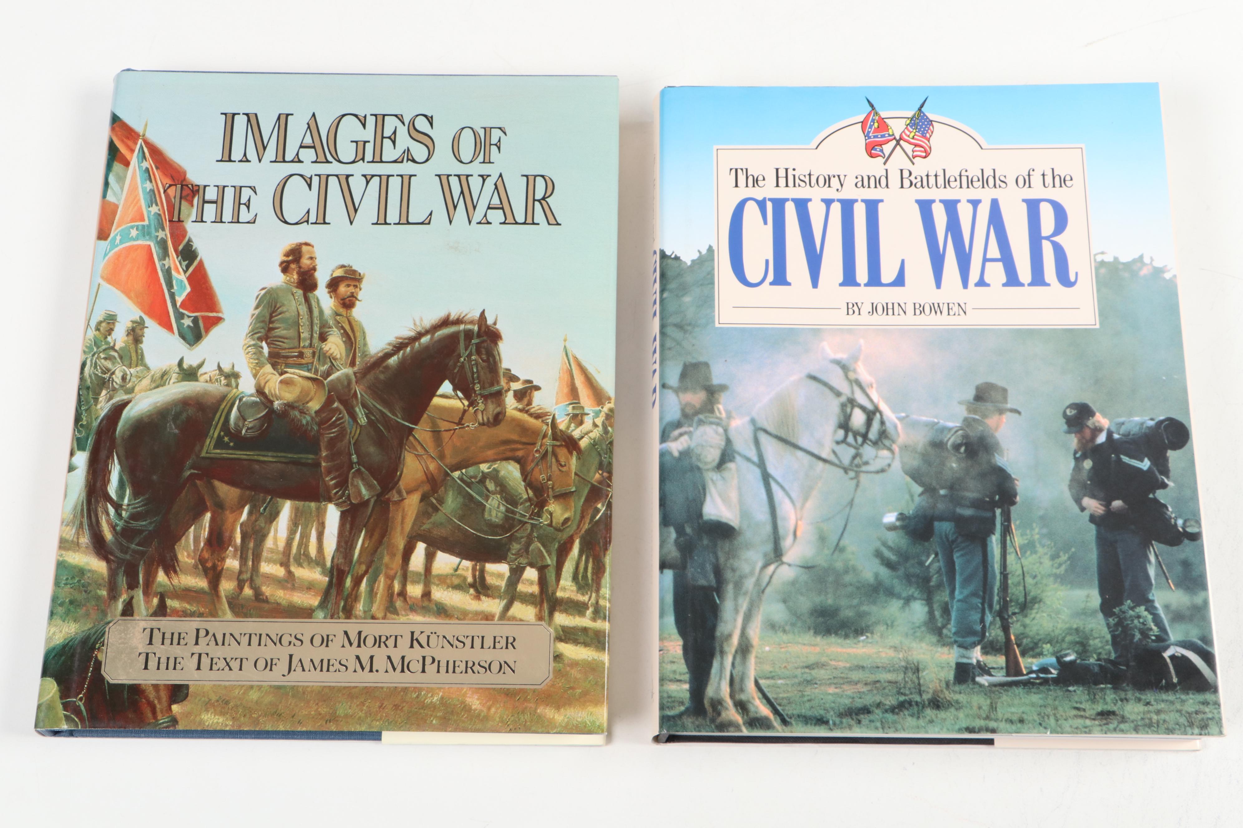 "Touched By Fire" Volumes 1 and 2 by William C. Davis and Other Civil War Books