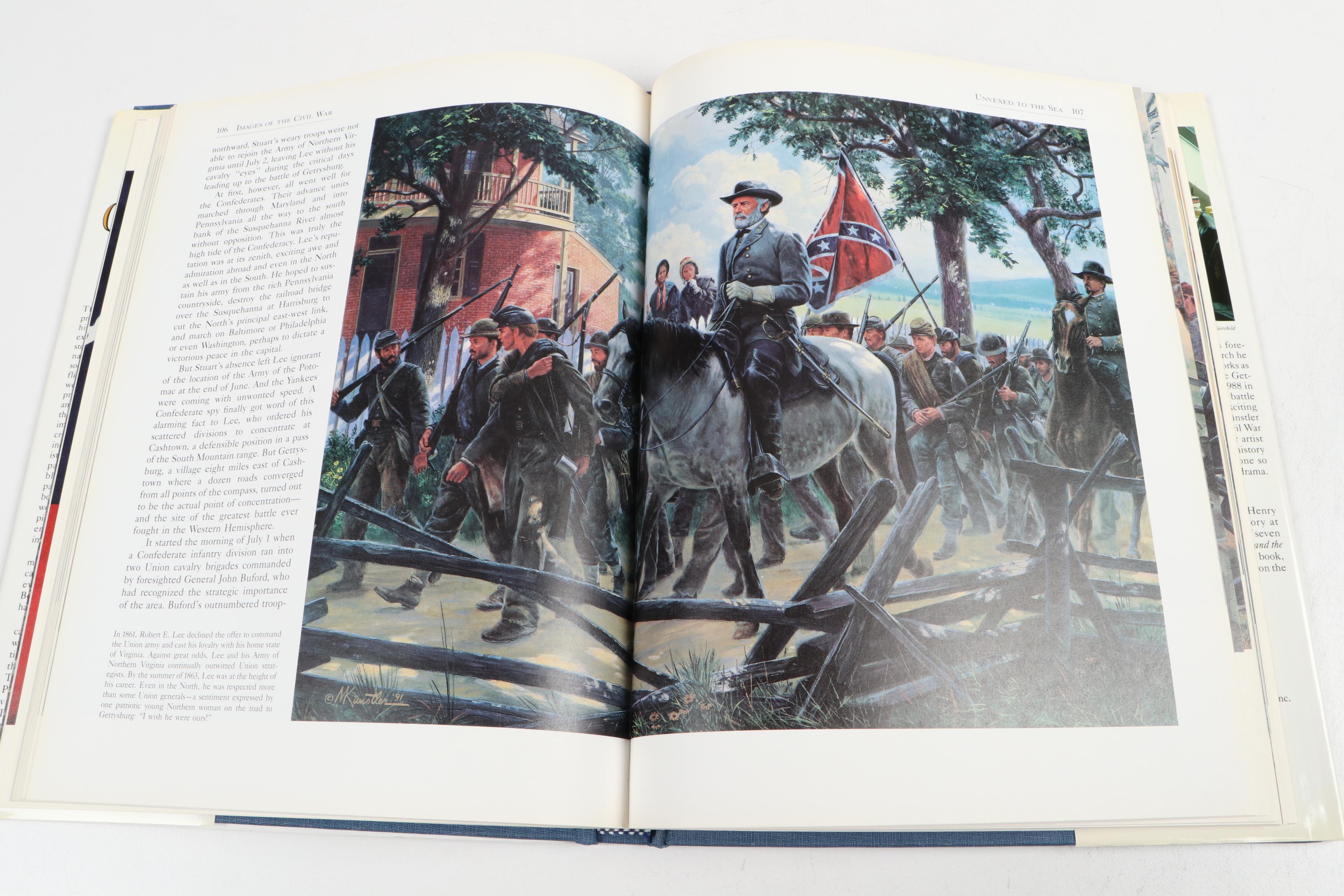 "Touched By Fire" Volumes 1 and 2 by William C. Davis and Other Civil War Books