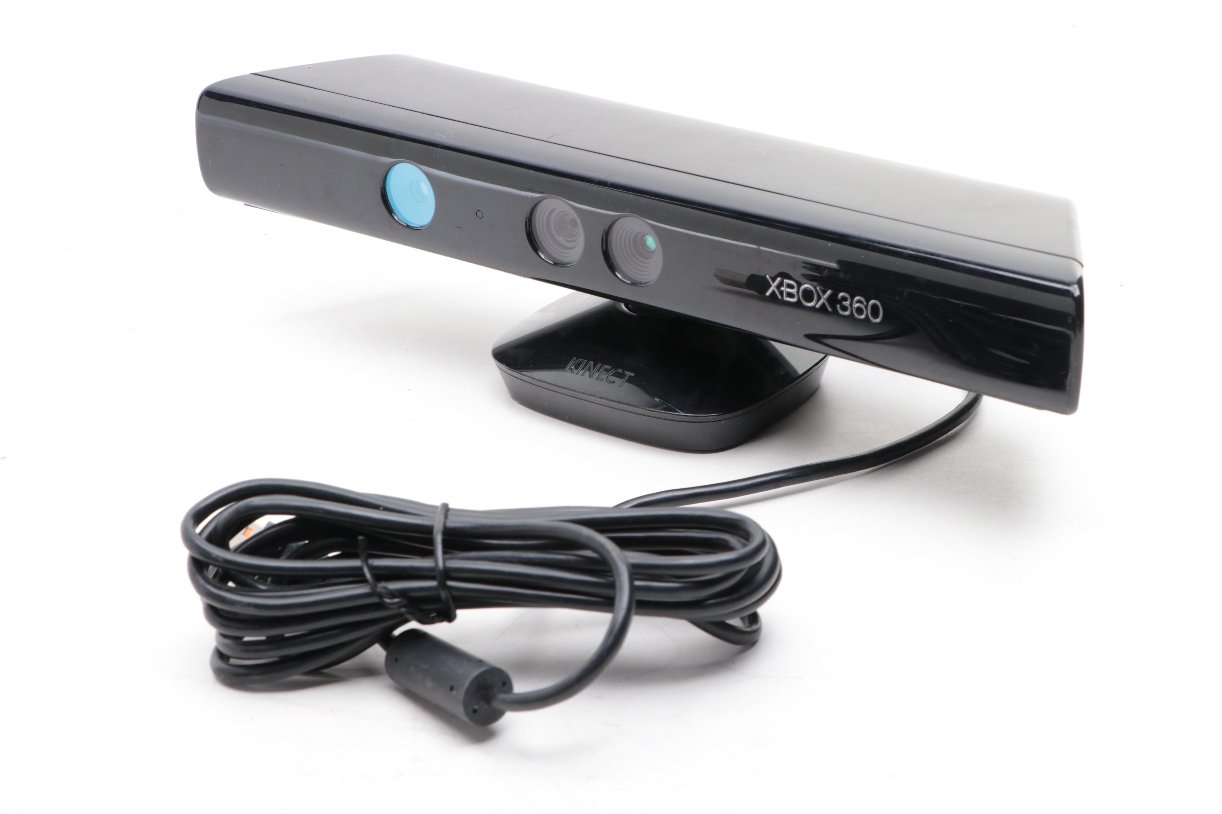 Microsoft XBOX 360 Video Game Console with Red Camo Controller and Kinect