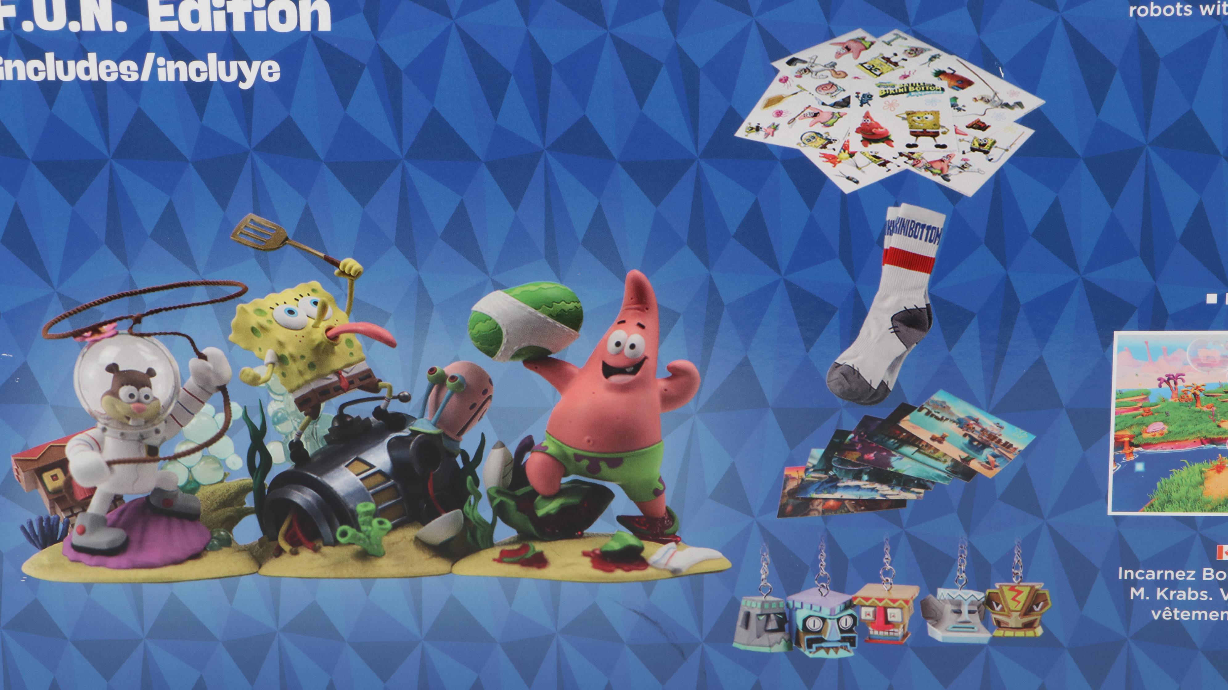 Nintendo Switch Game Consile with SpongeBob SquarePants F. U. N. Edition Set