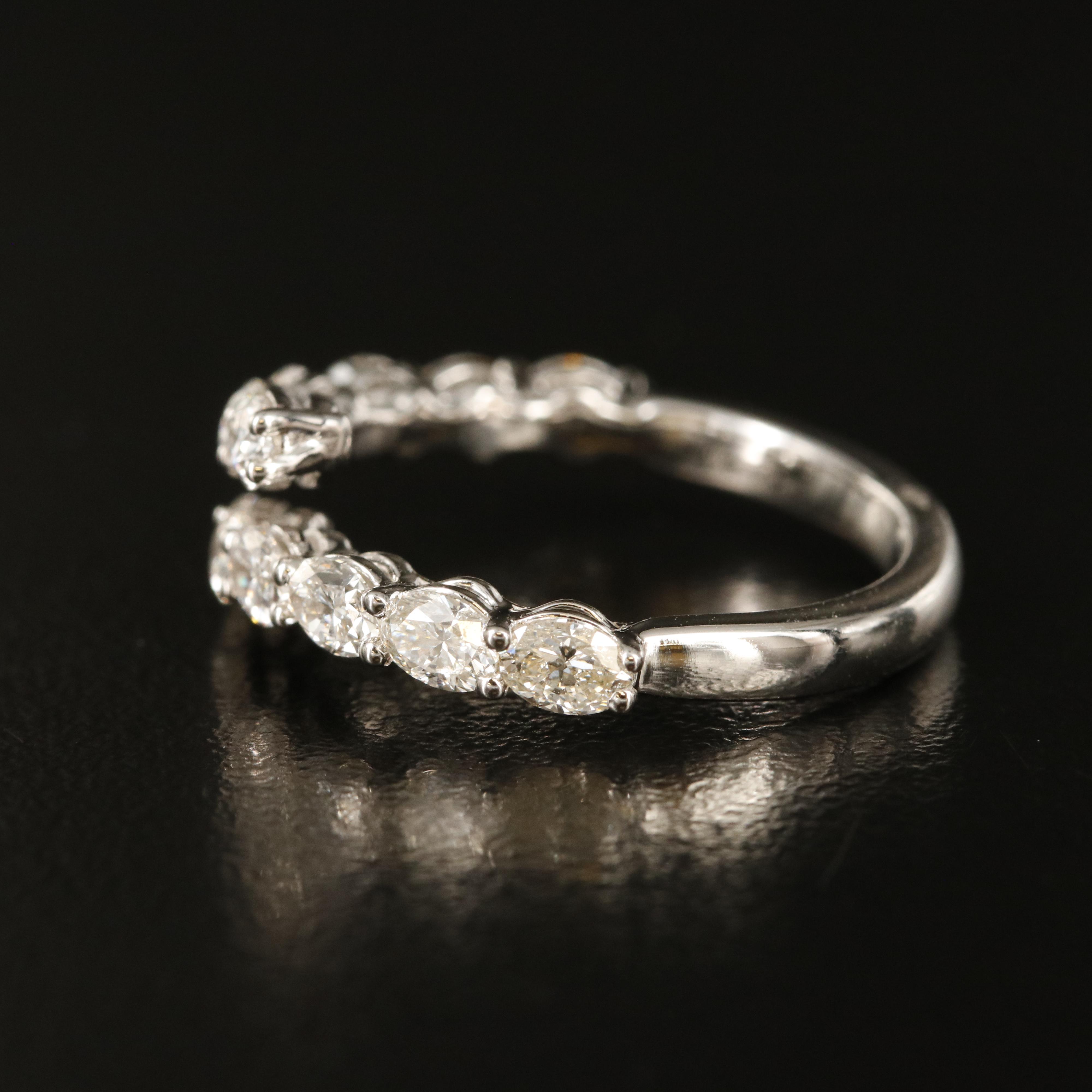 14K 1.75 CTW Diamond Bypass Ring