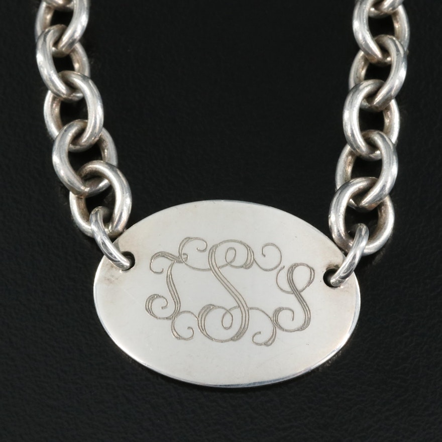 Sterling Monogram Necklace