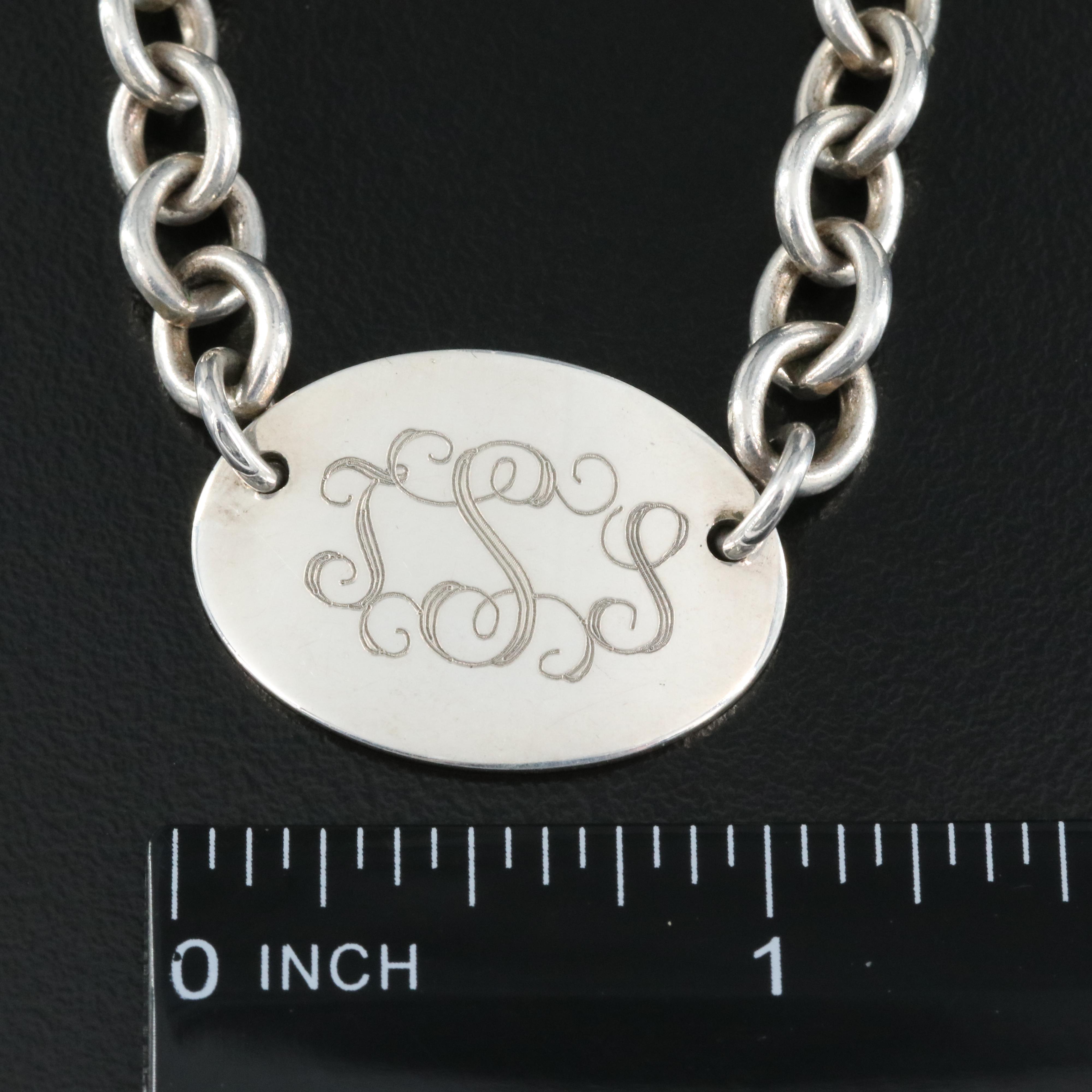 Sterling Monogram Necklace